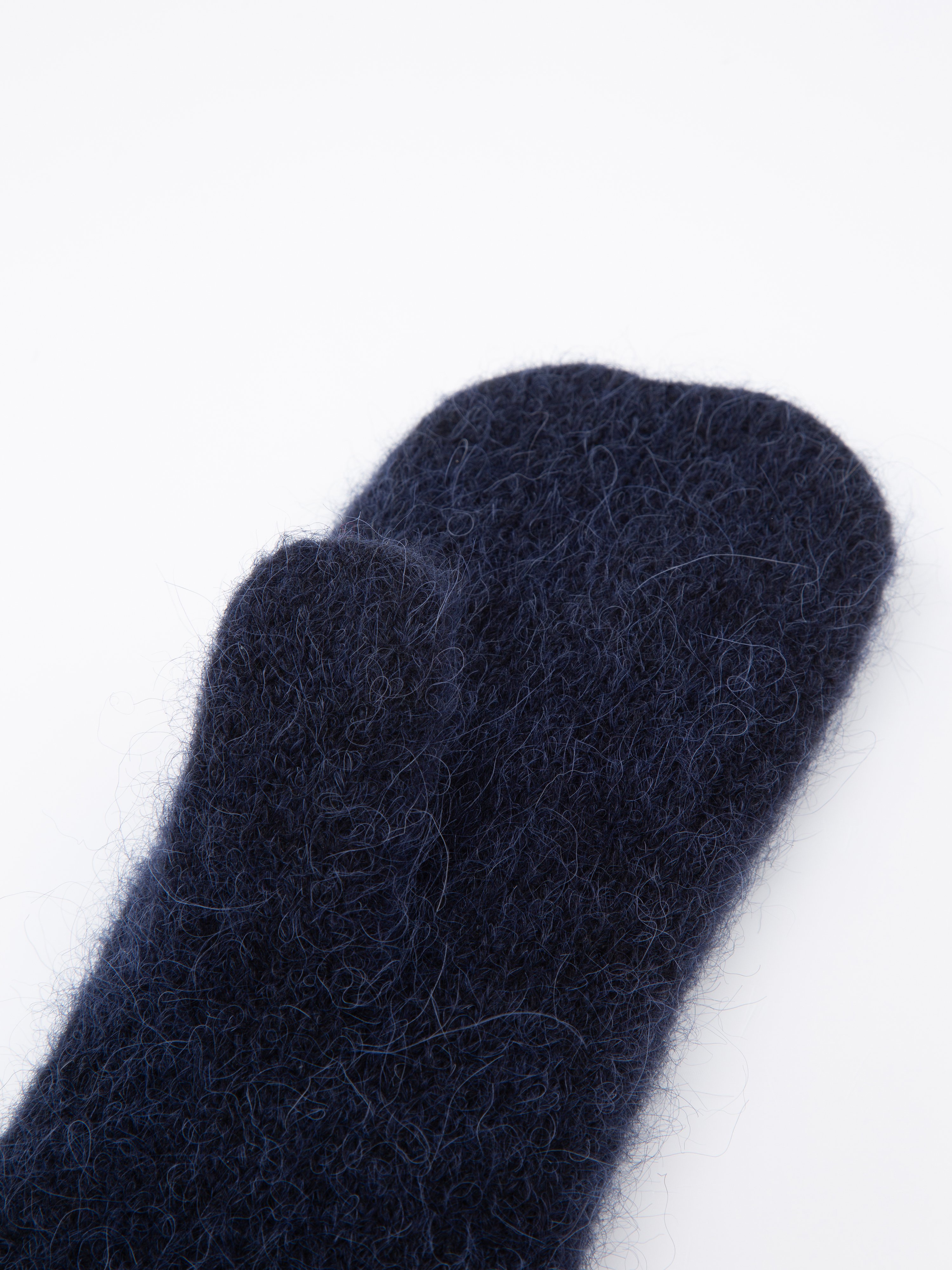 Raulandstind Strikkede Votter Dark Blue