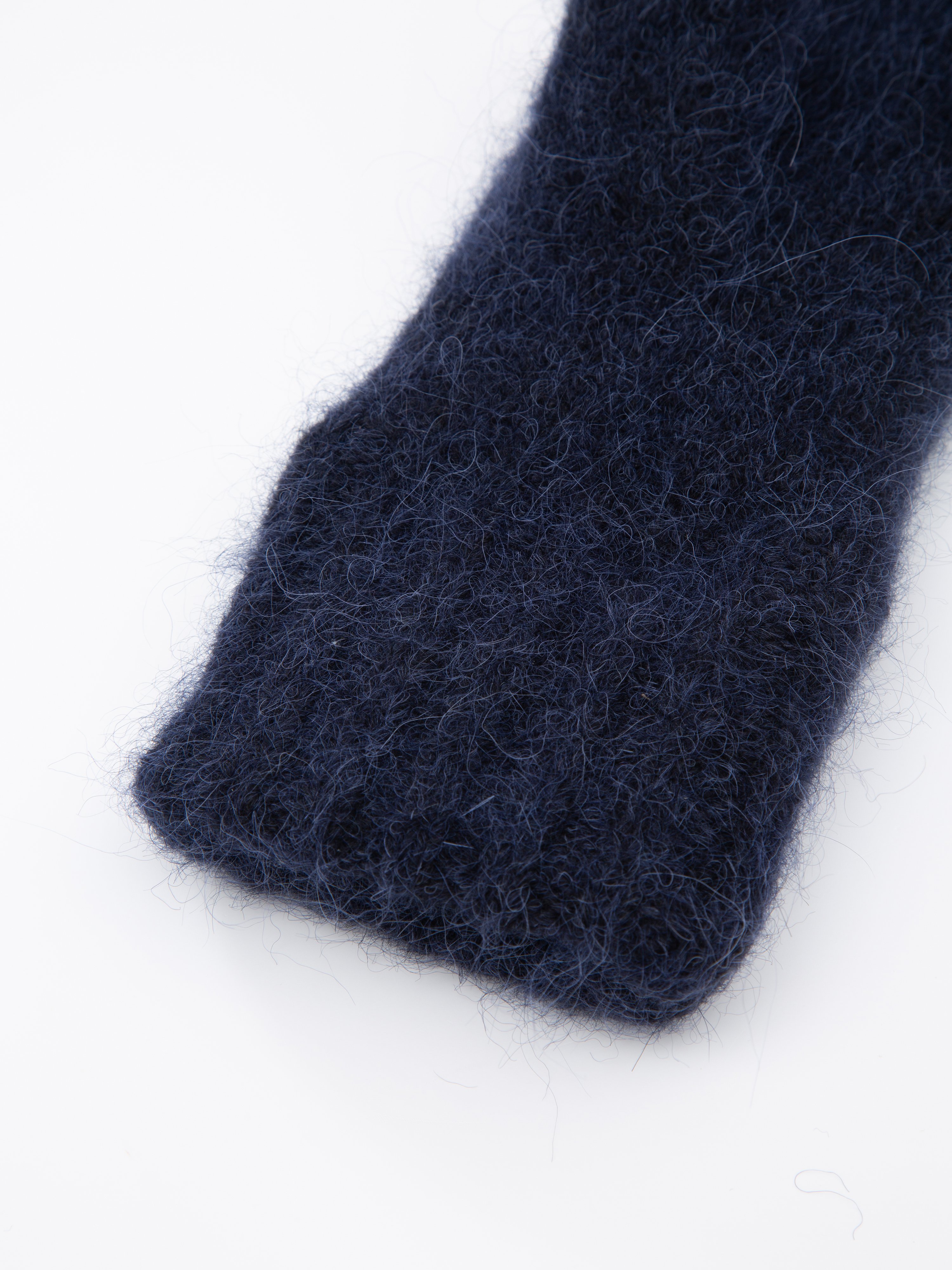 Raulandstind Strikkede Votter Dark Blue