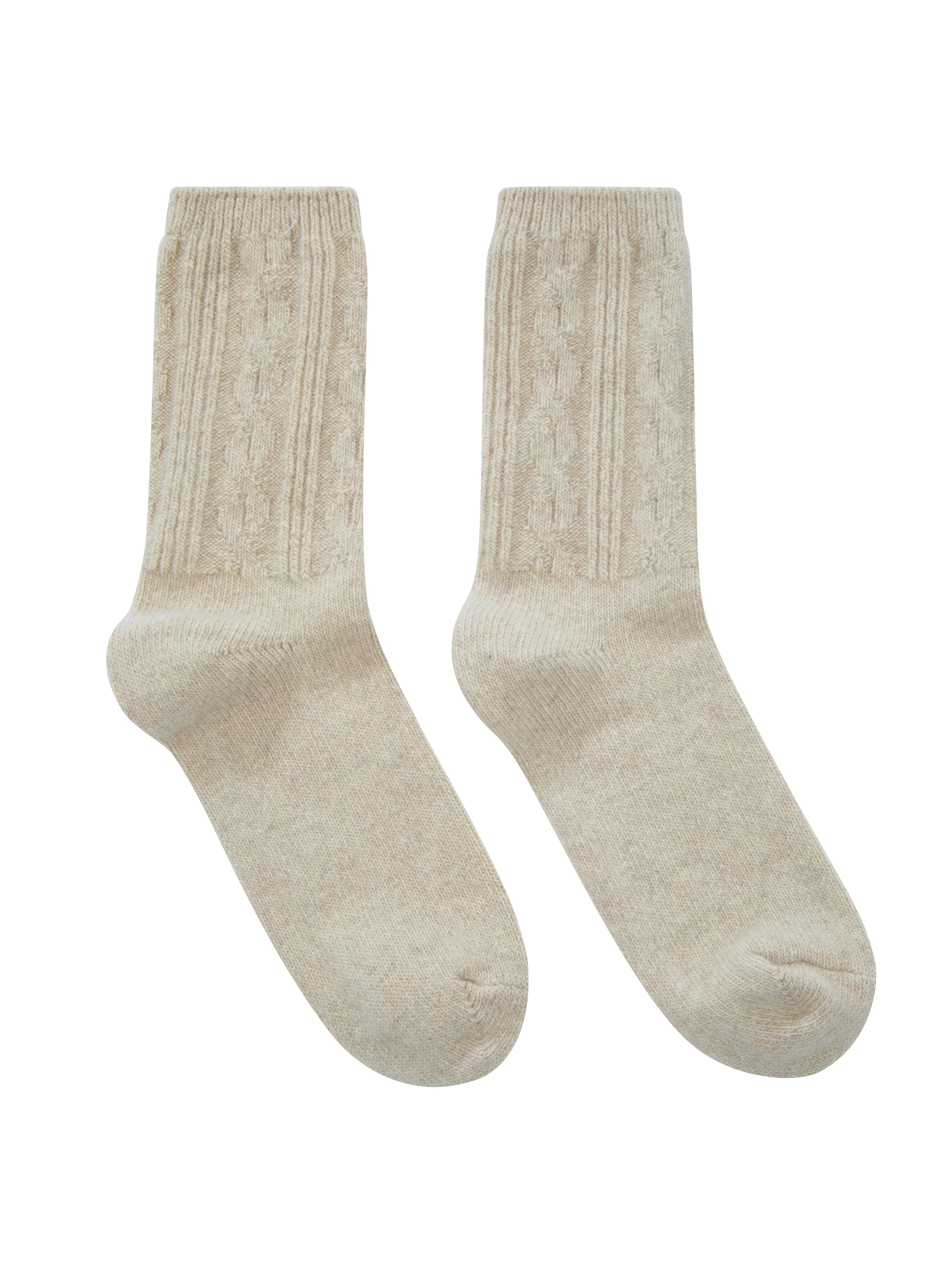 Selvik Kashmirsokker  Sand Melange