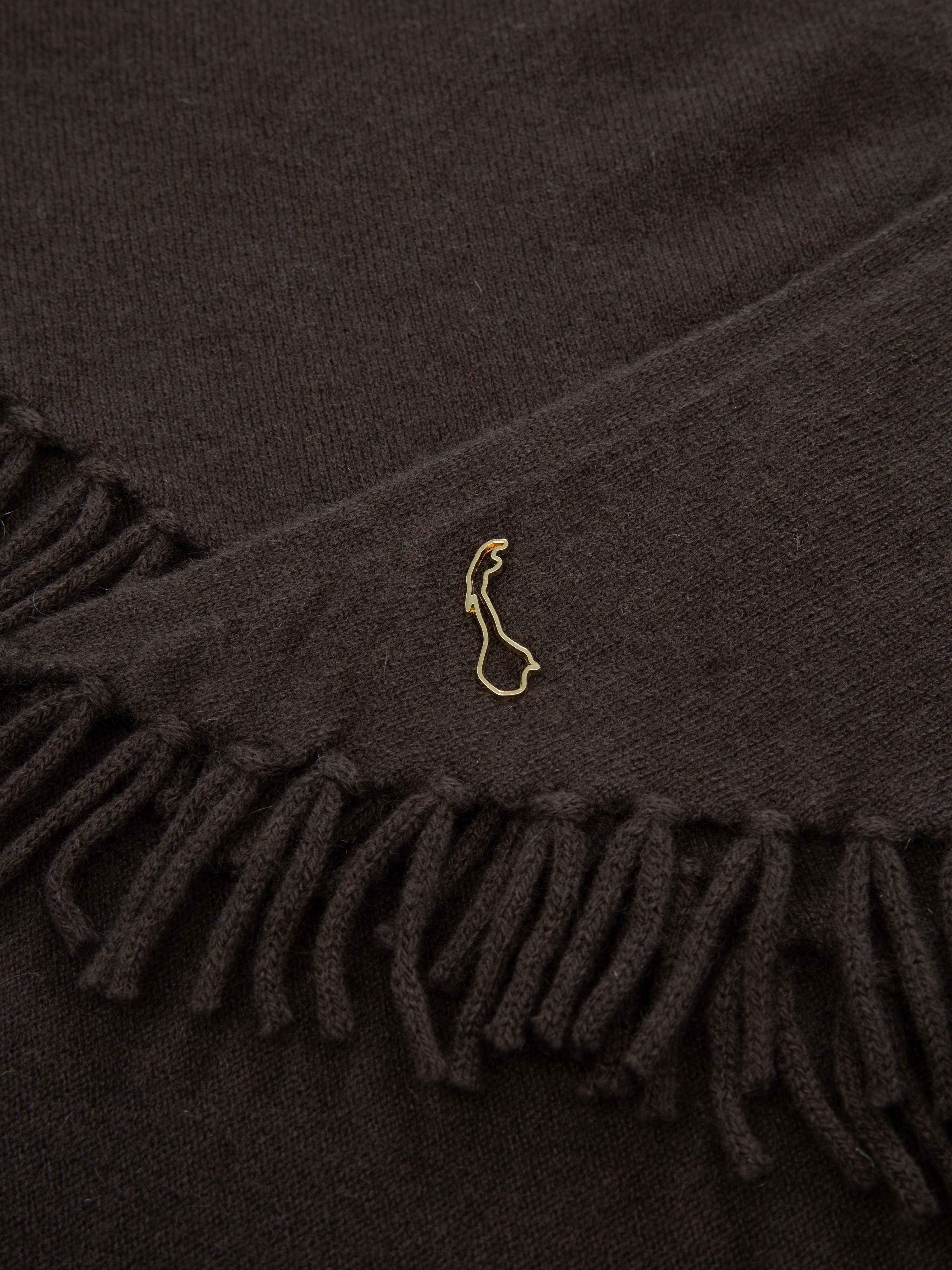 Stortoppen Kashmirskjerf  Dark Brown