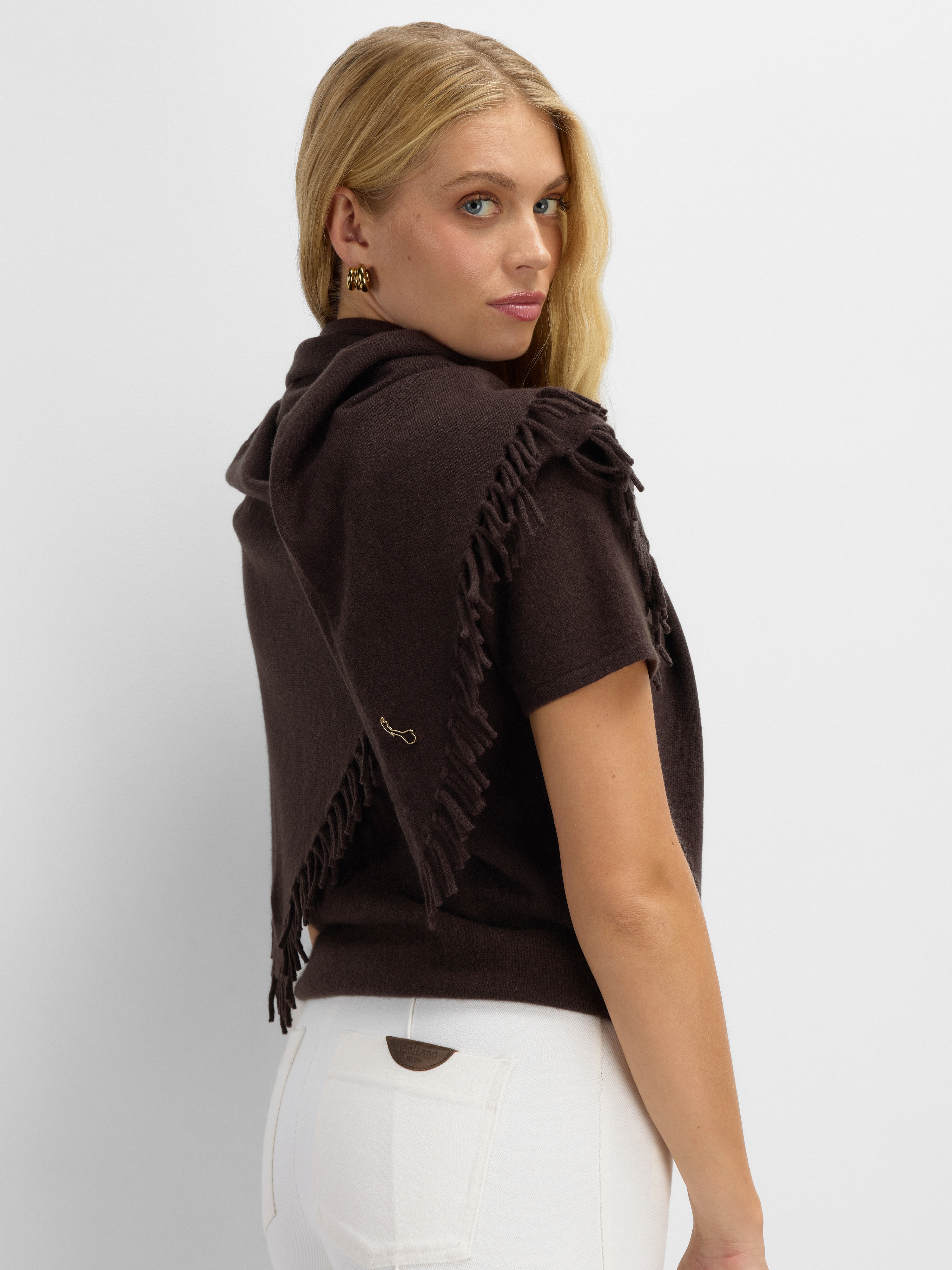 Stortoppen Kashmirskjerf  Dark Brown