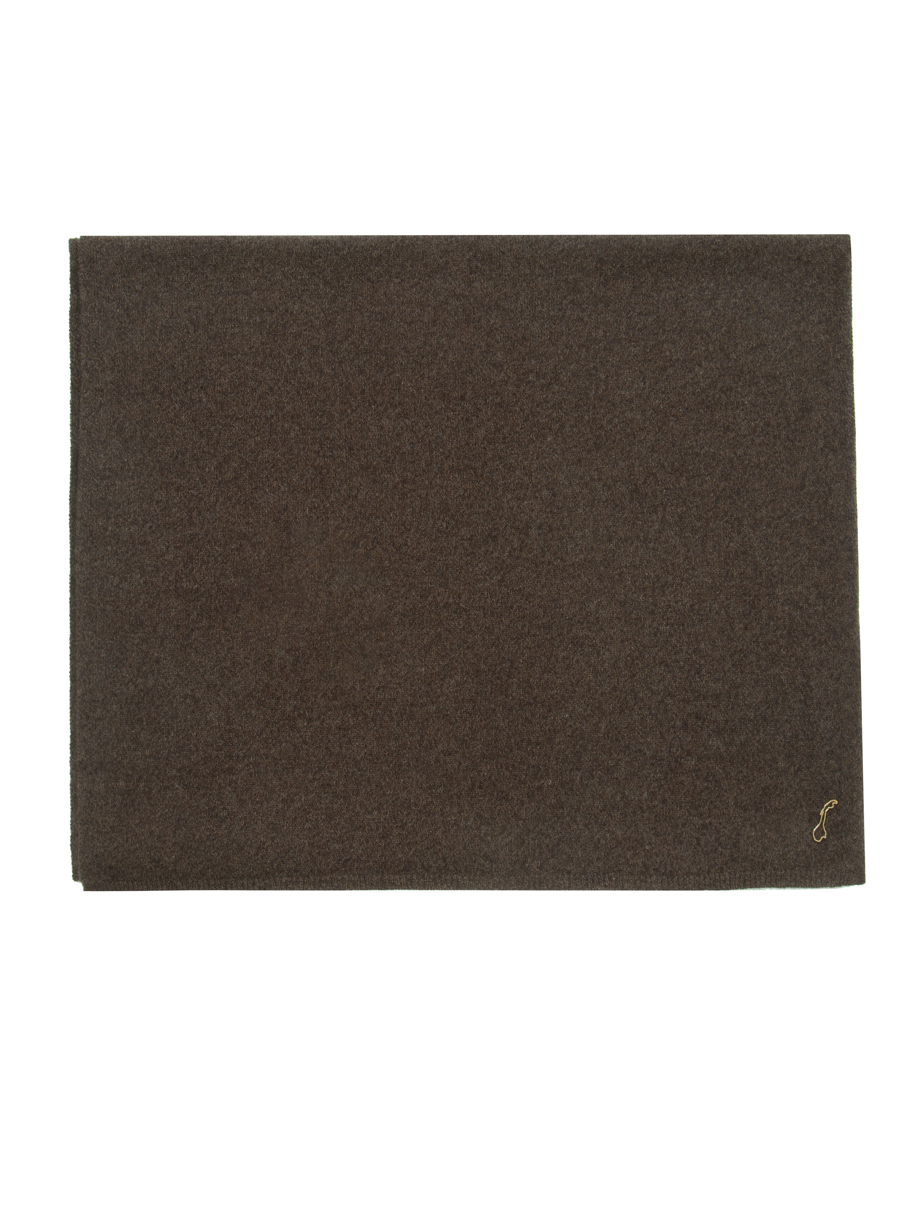 Stortoppen Kashmirskjerf Dark Brown Melange