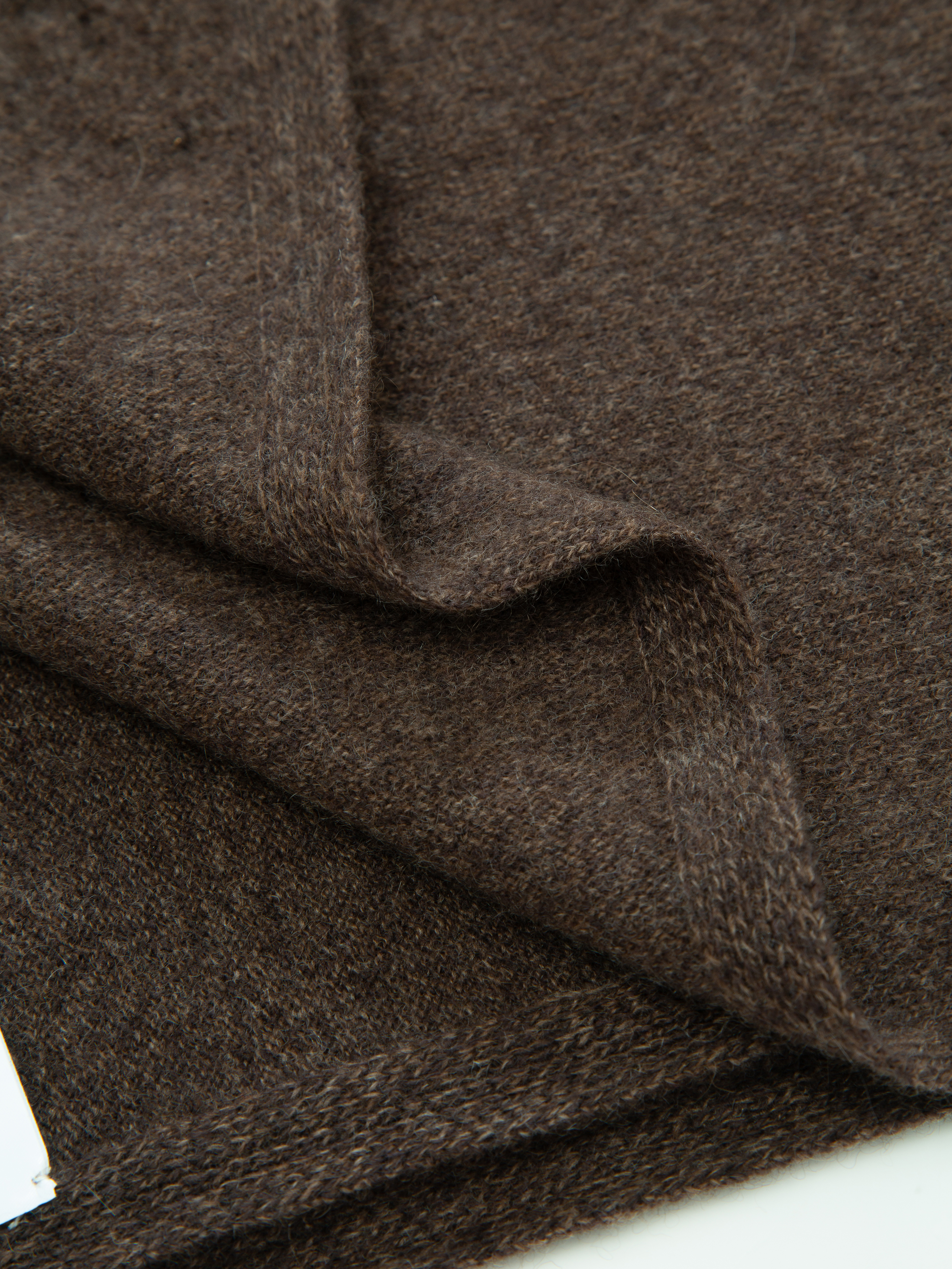 Stortoppen Kashmirskjerf Dark Brown Melange