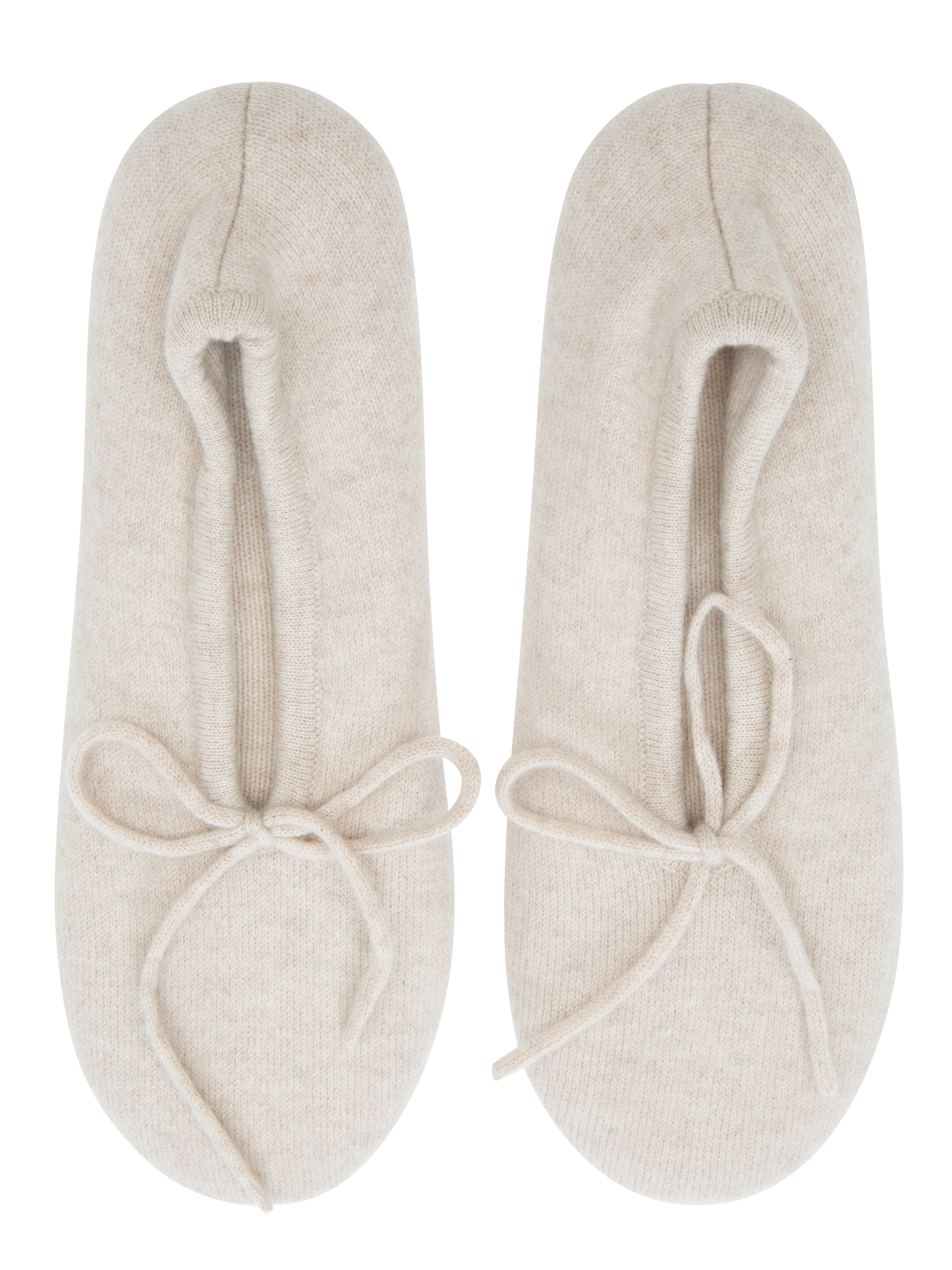 Stortoppen Kashmirtøfler Sand Melange