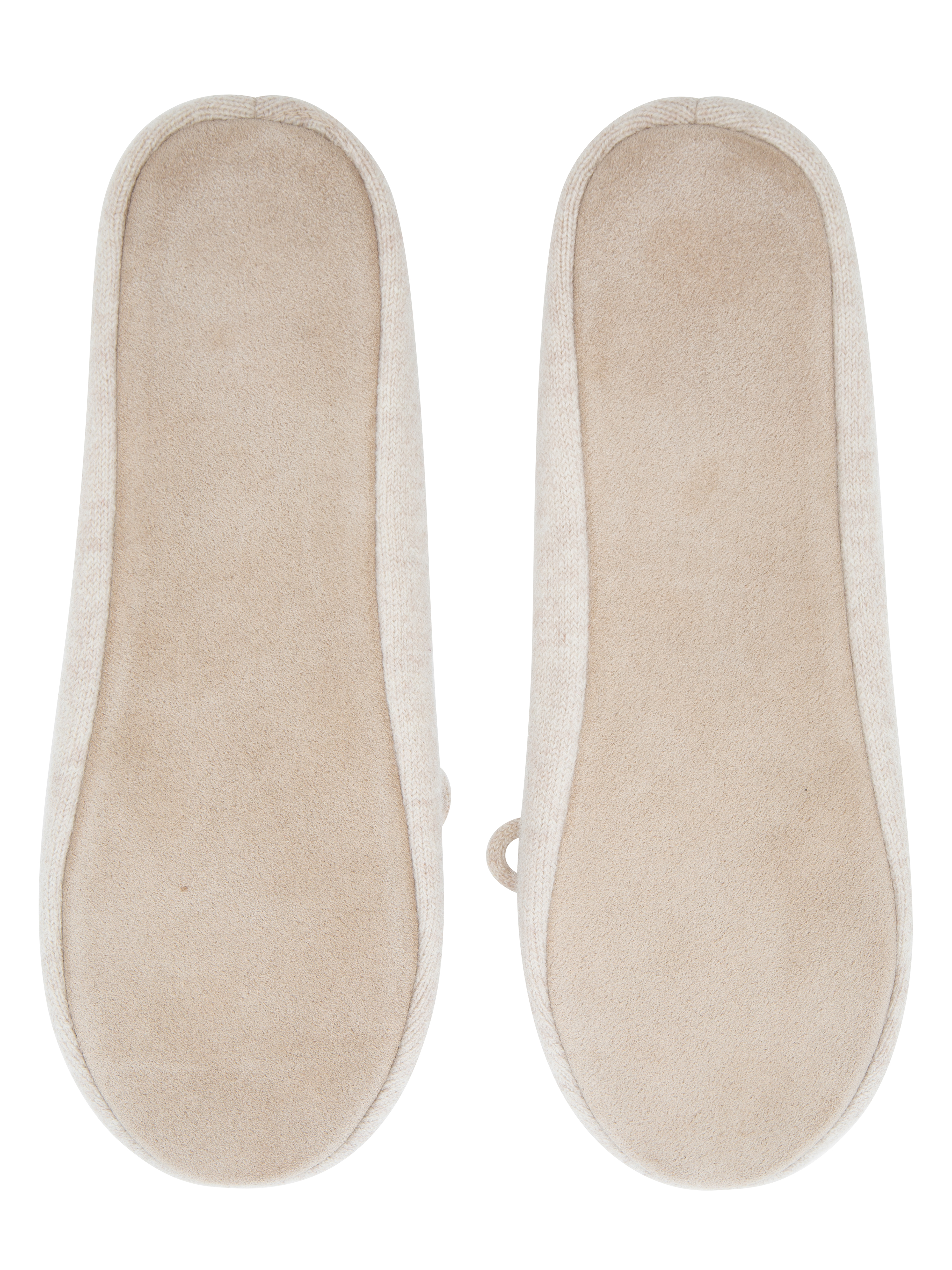 Stortoppen Kashmirtøfler Sand Melange