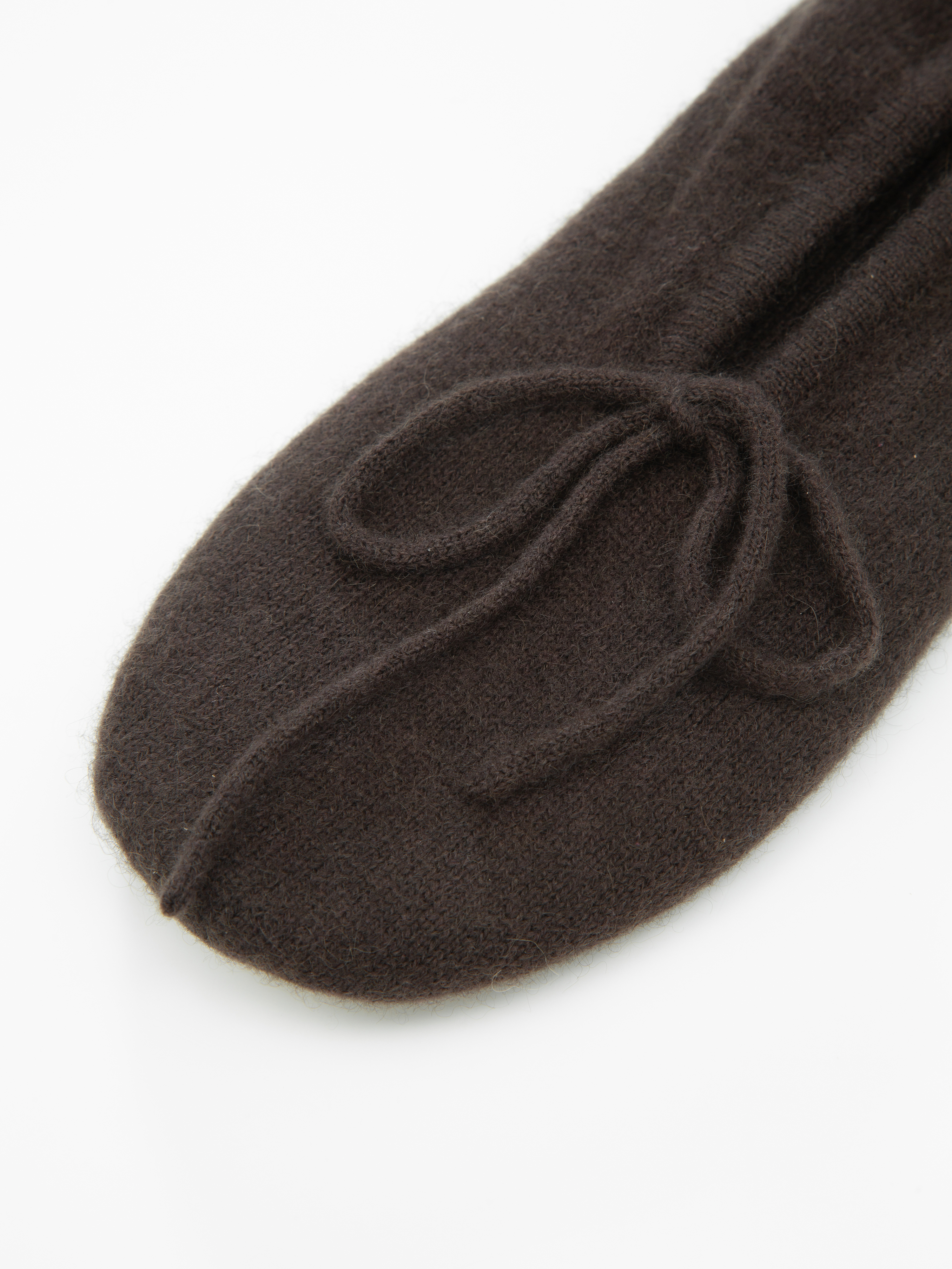 Stortoppen Kashmirtøfler Dark Brown