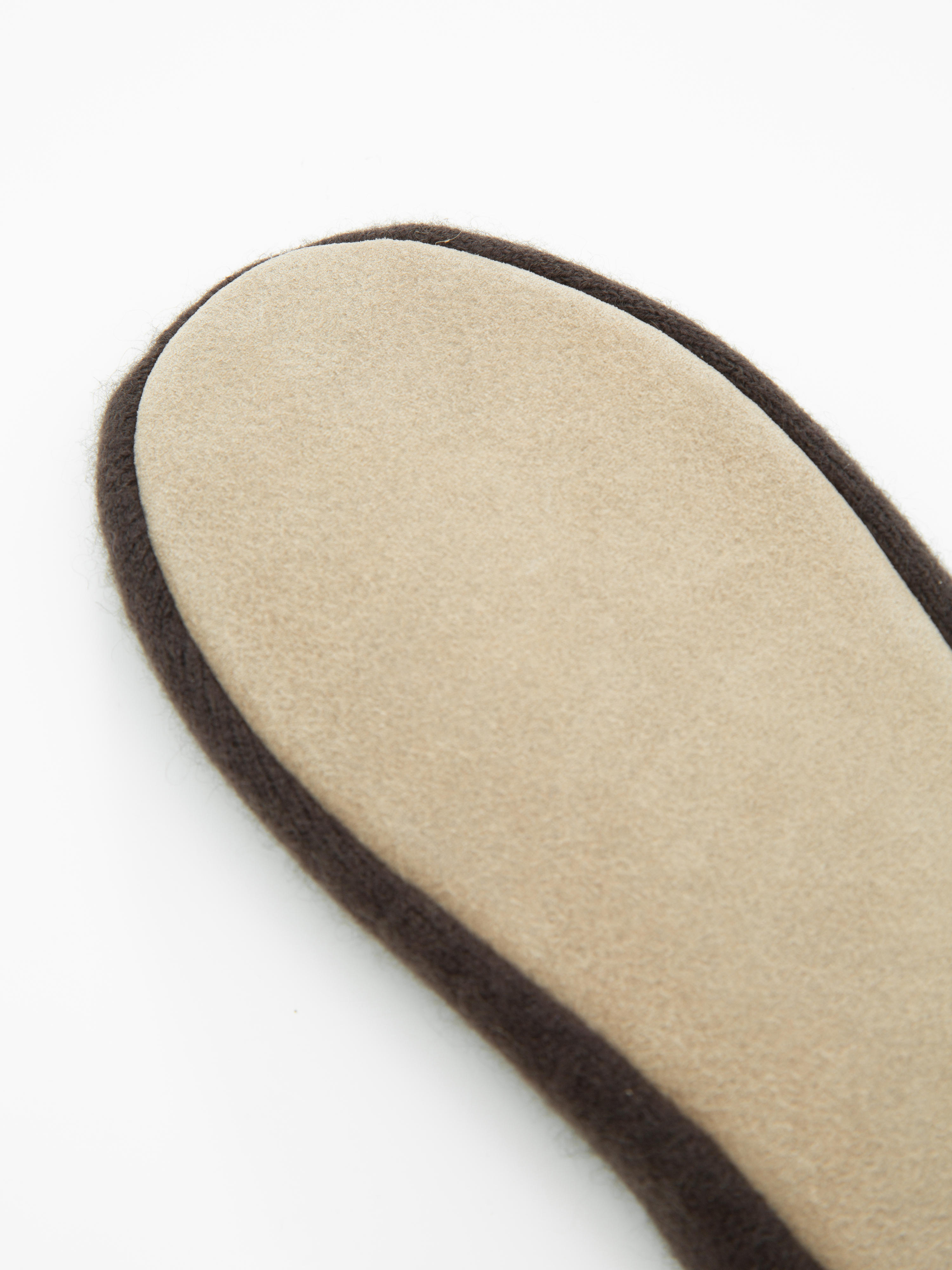 Stortoppen Kashmirtøfler Dark Brown