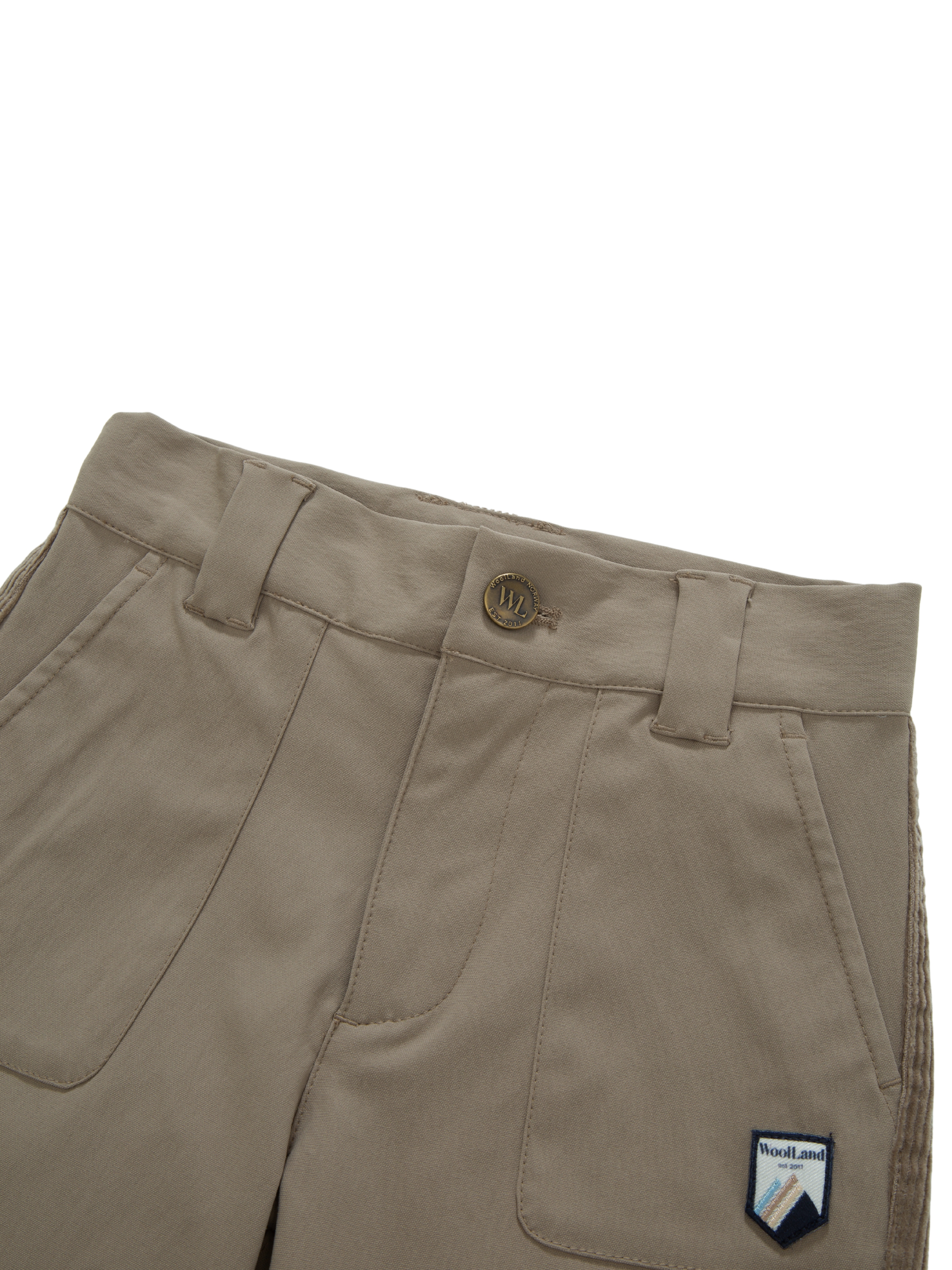 Romsdalseggen Cord Shorts  Driftwood