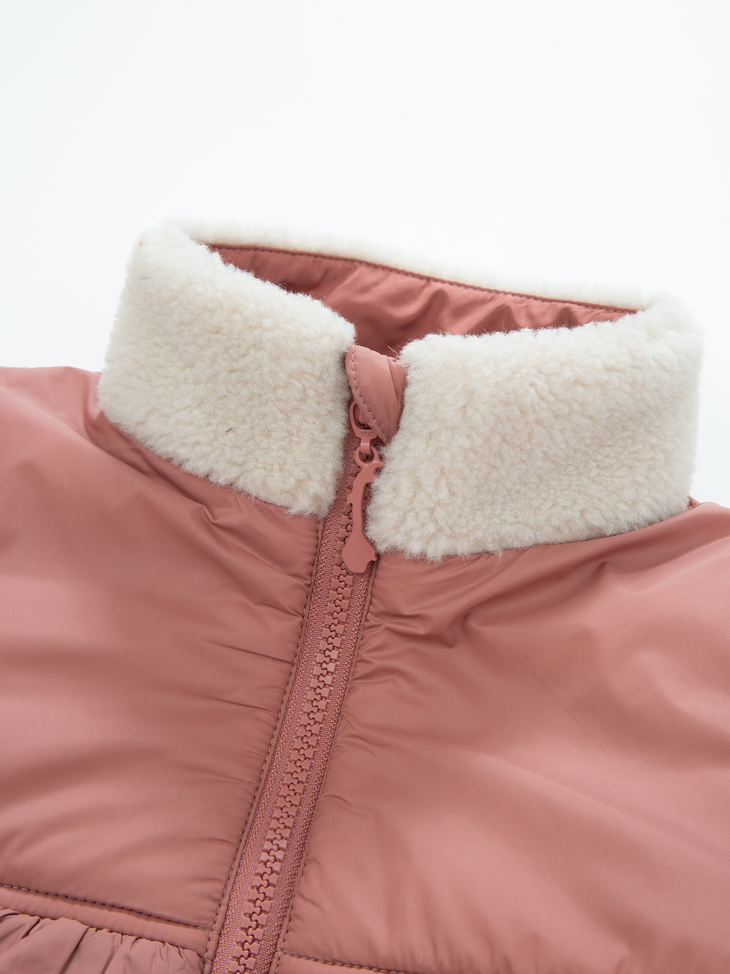 Stryn Fleece Jakke Burned Rose