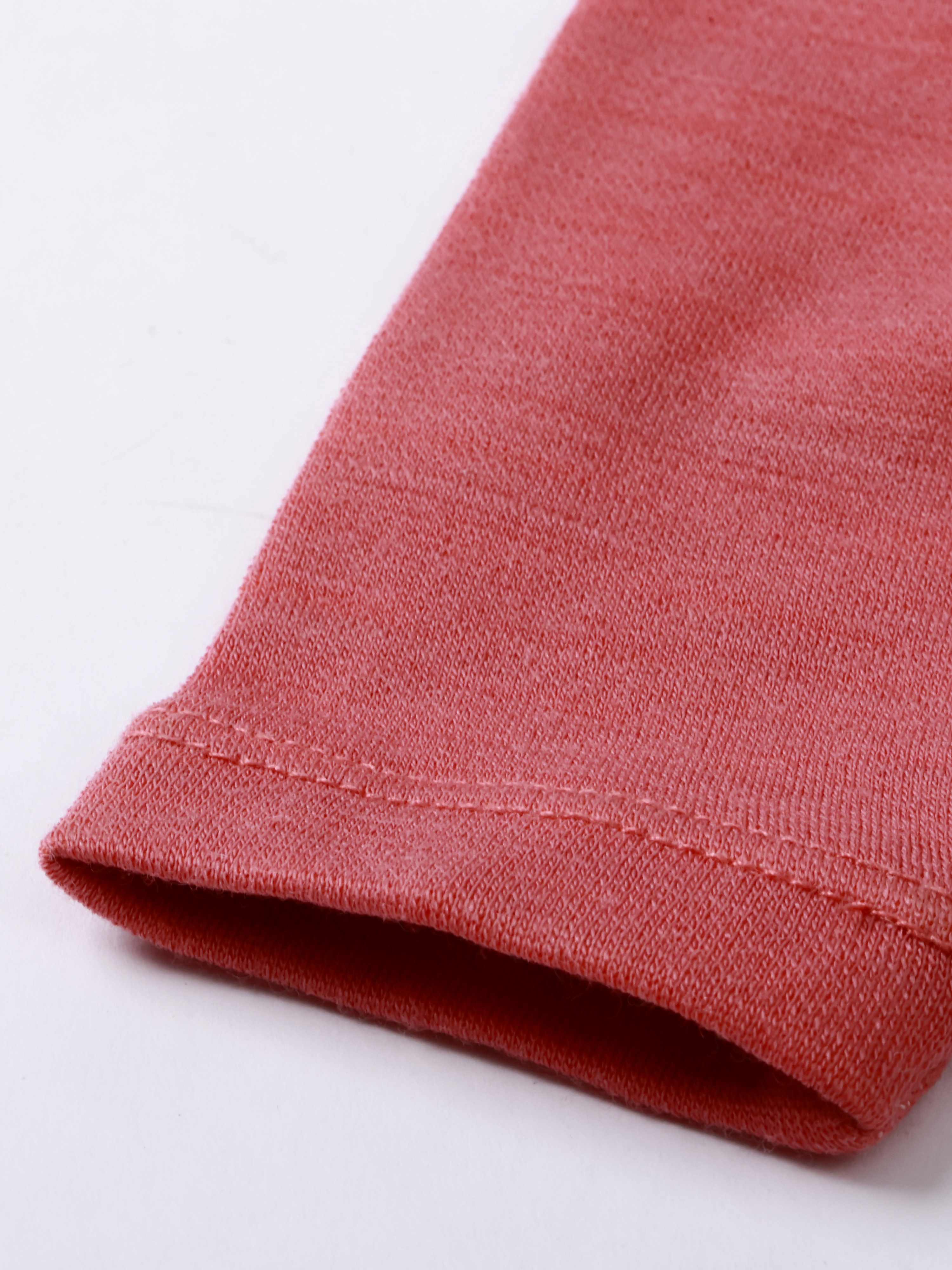 Unstad Half-Zip Ulltrøye Burned Rose