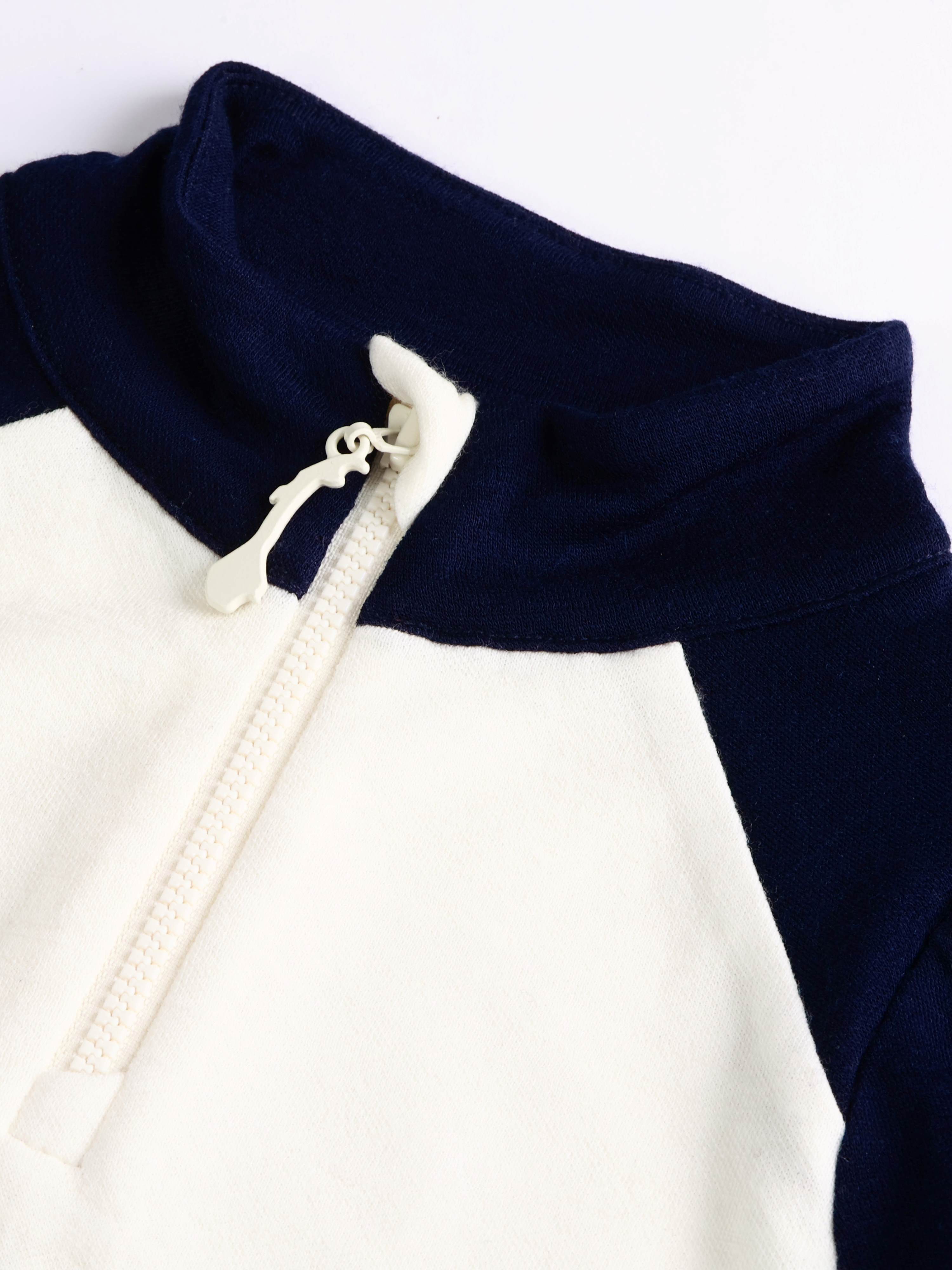 Unstad Half-Zip Ulltrøye Blue ink