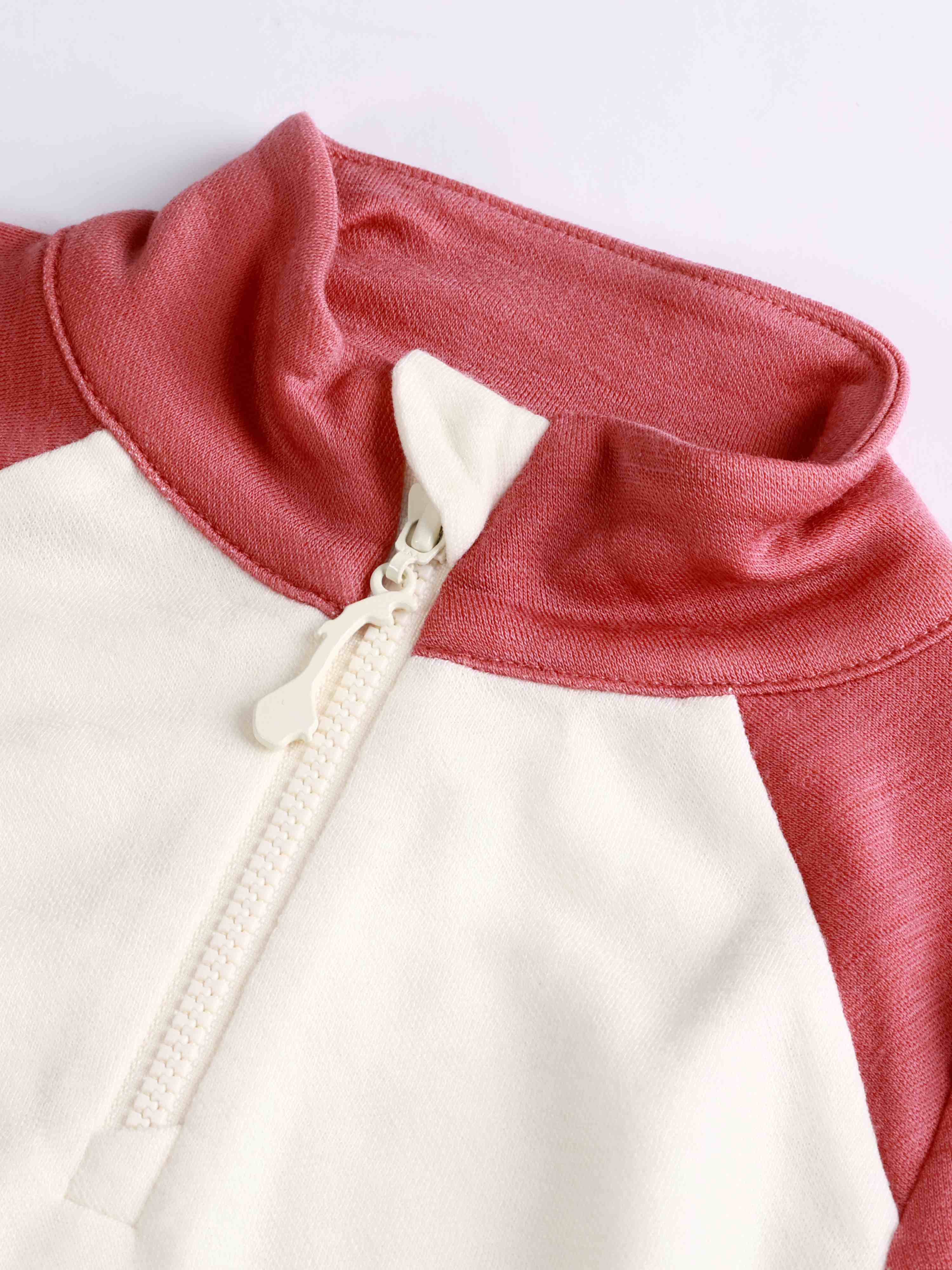 Unstad Half-Zip Ulltrøye Burned Rose