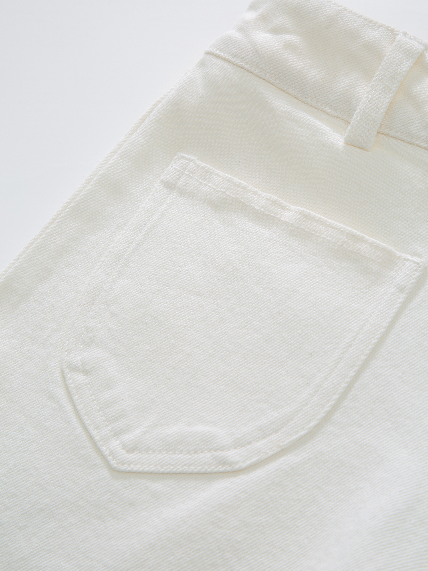 Engelsviken Denim Shorts Snow White