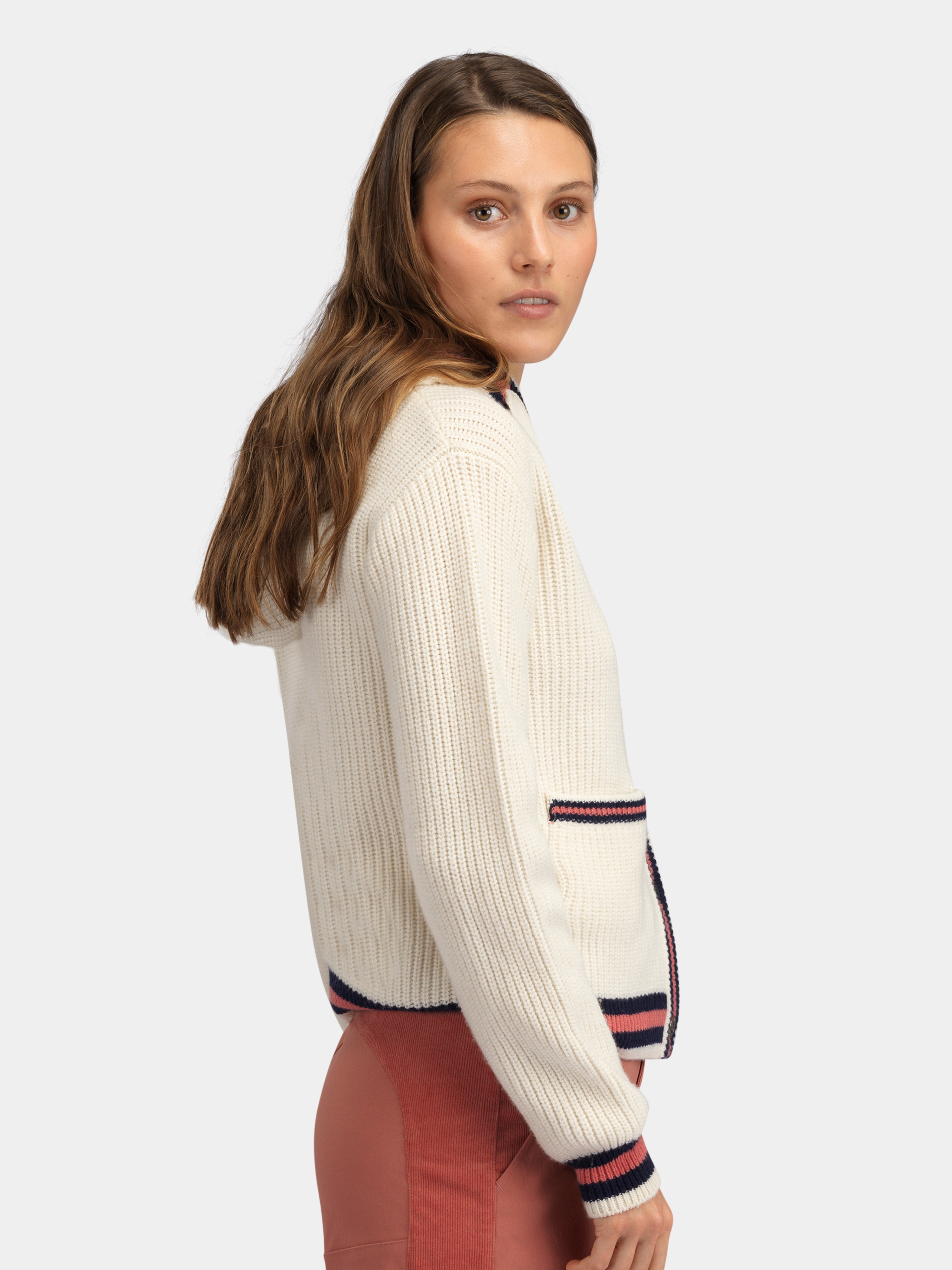 Glittertind Strikkejakke  Snow White