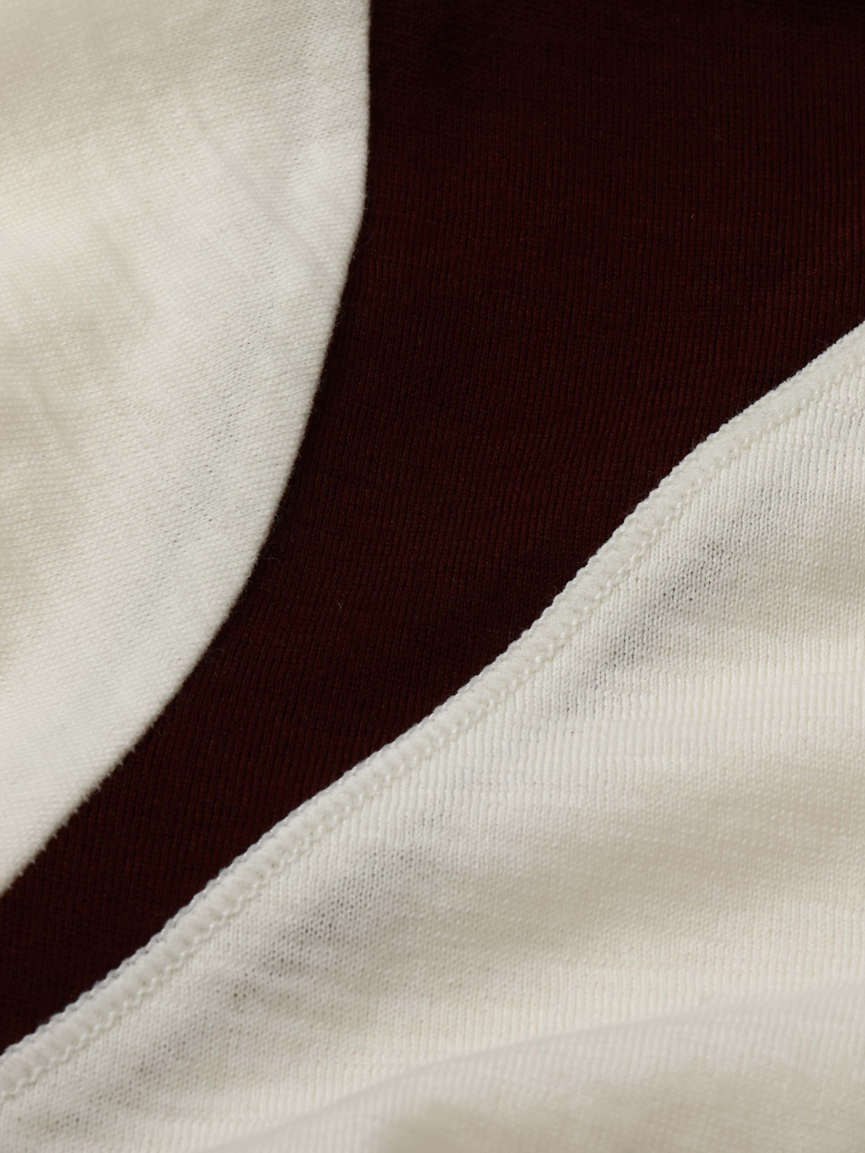 Hilleknuten Half-zip Ulltrøye Hot Fudge