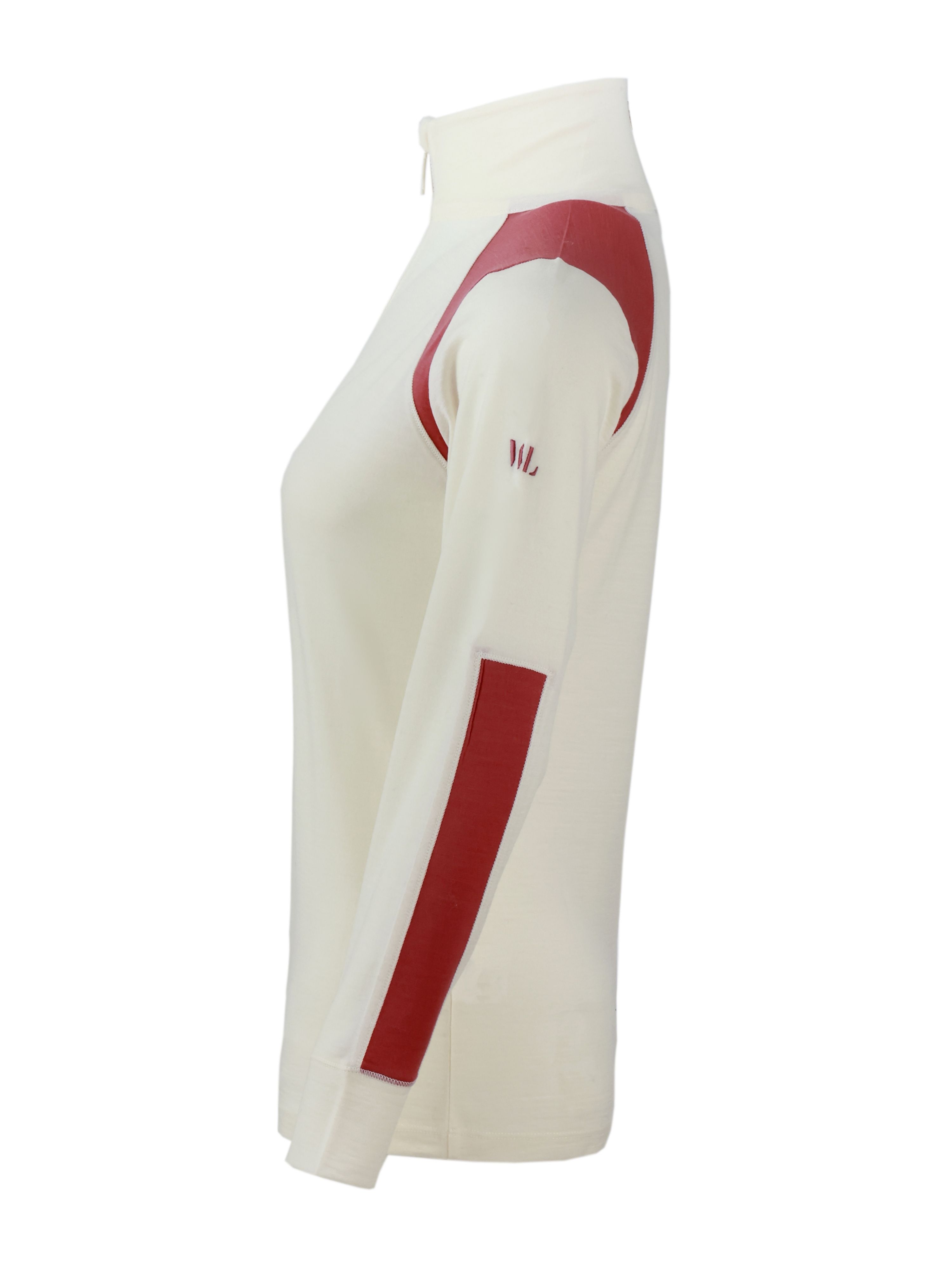 Hilleknuten Half-zip Ulltrøye Burned Rose