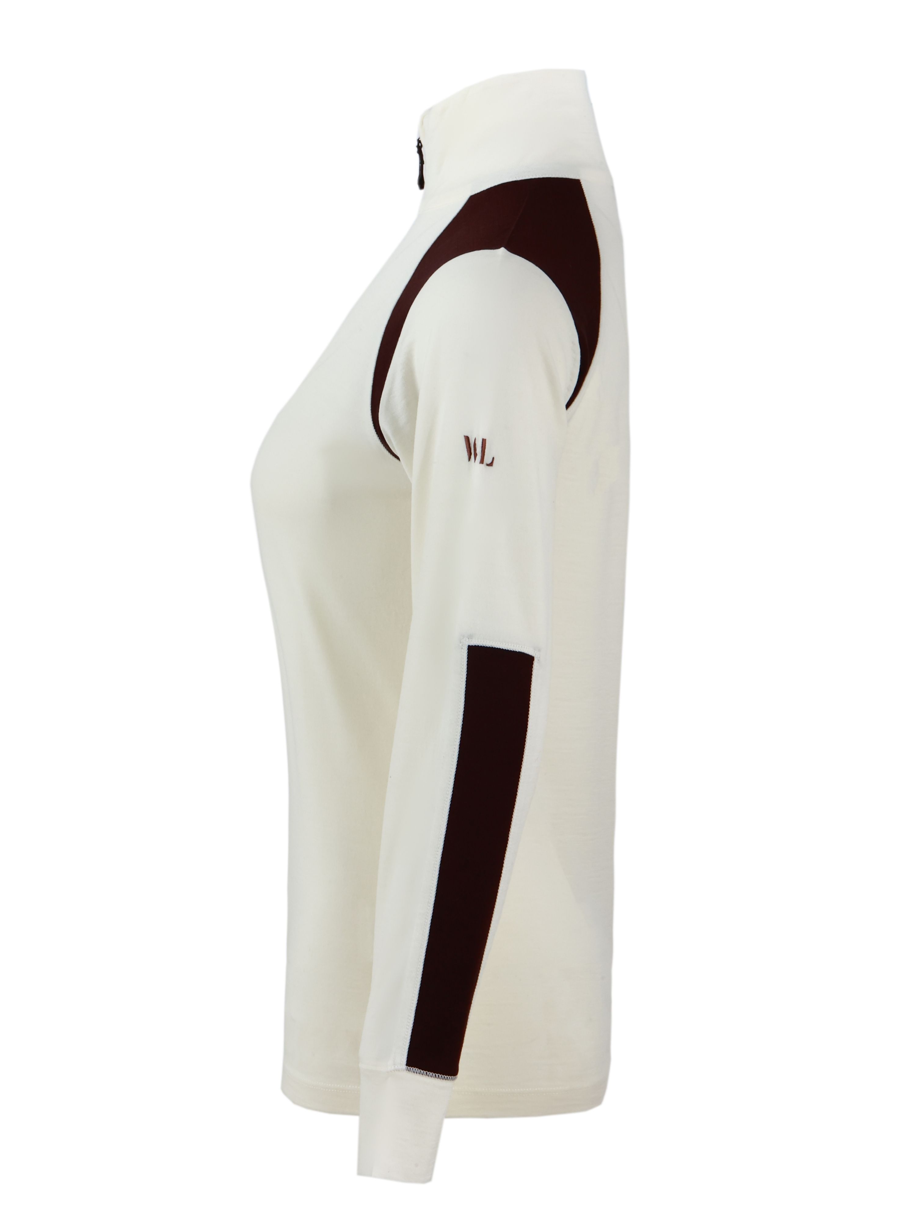 Hilleknuten Half-zip Ulltrøye Hot Fudge