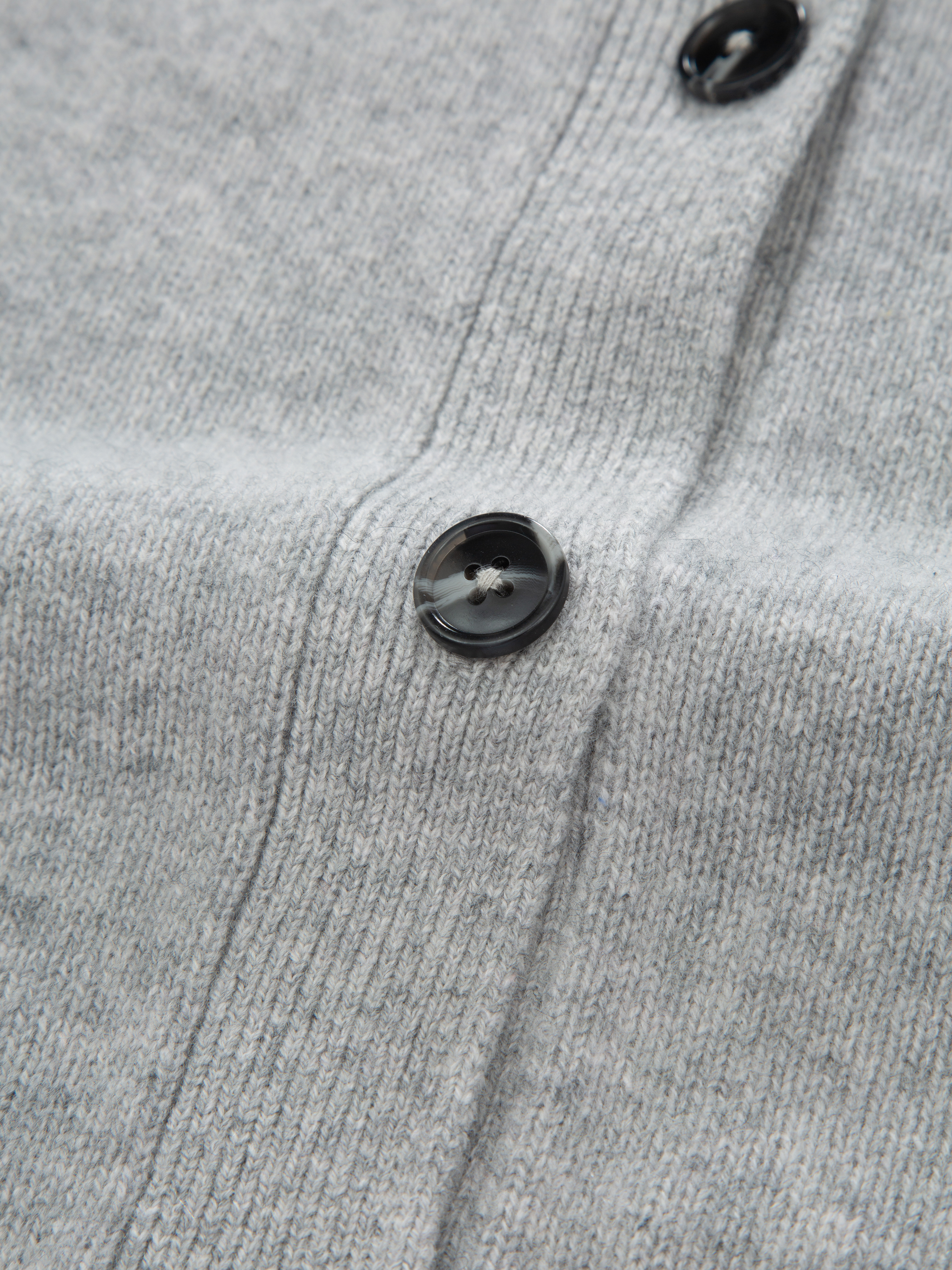 Justatinden Strikkegenser Light Grey Melange