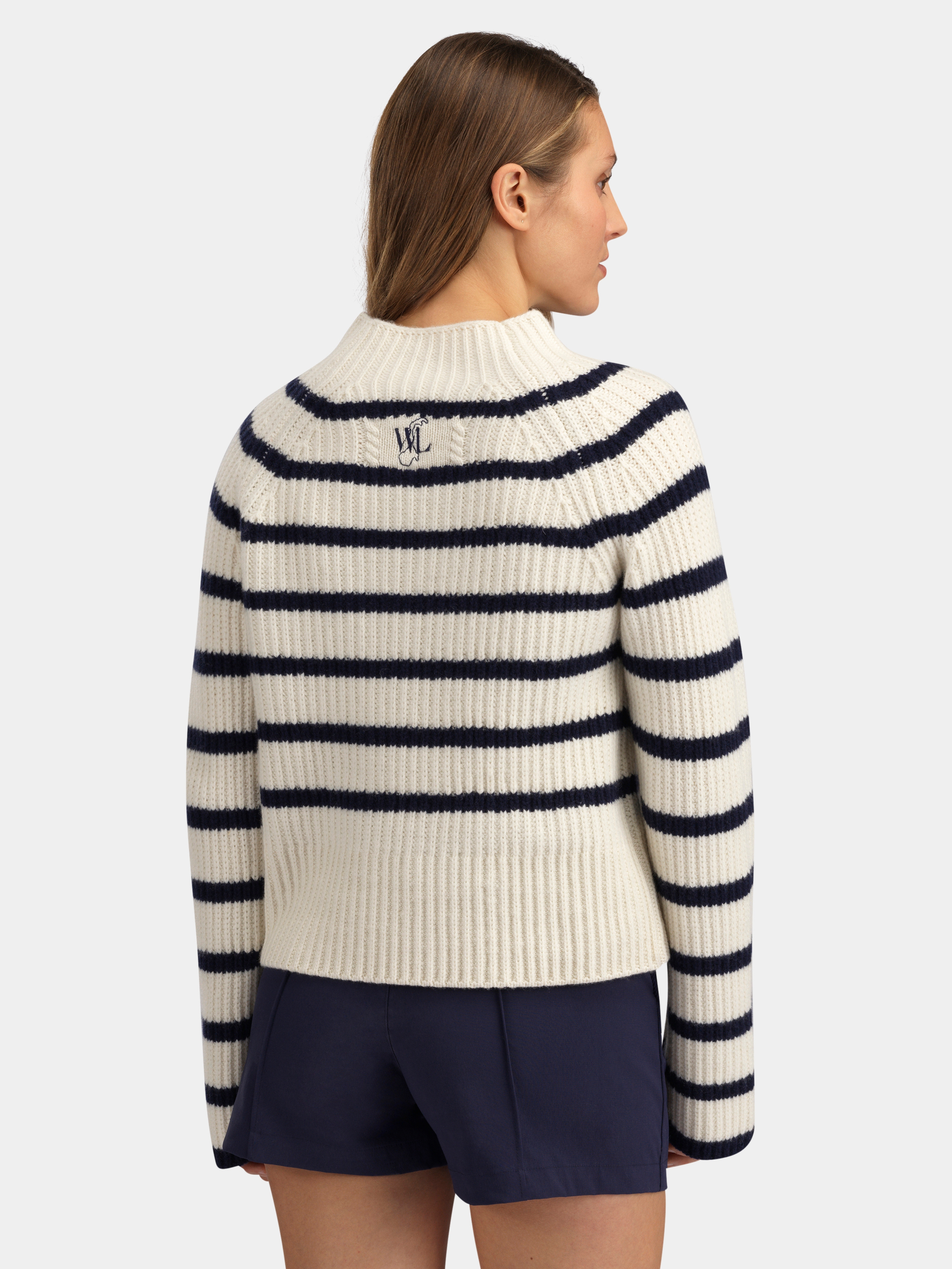 Kråkerøy Strikkegenser  Dark Blue