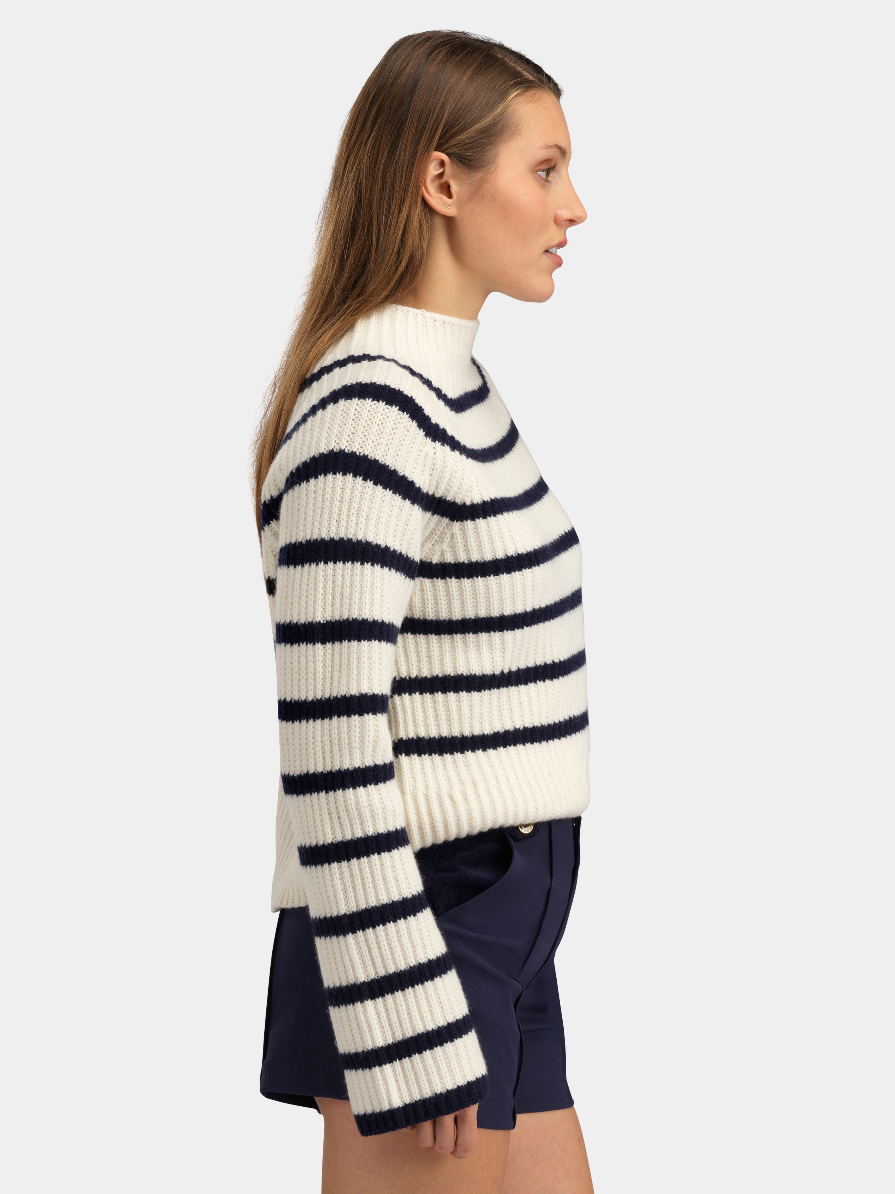 Kråkerøy Strikkegenser  Dark Blue