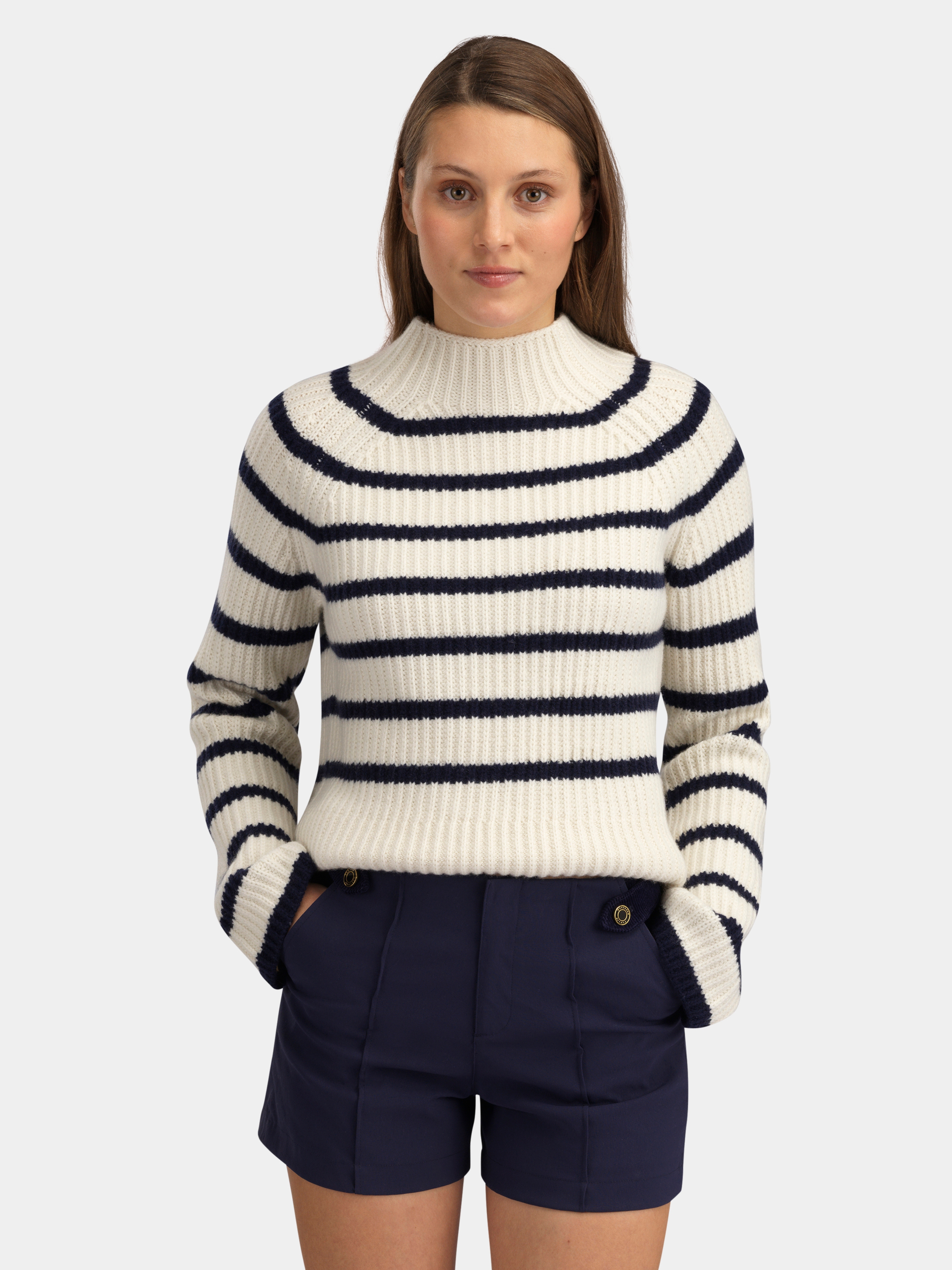 Kråkerøy Strikkegenser  Dark Blue