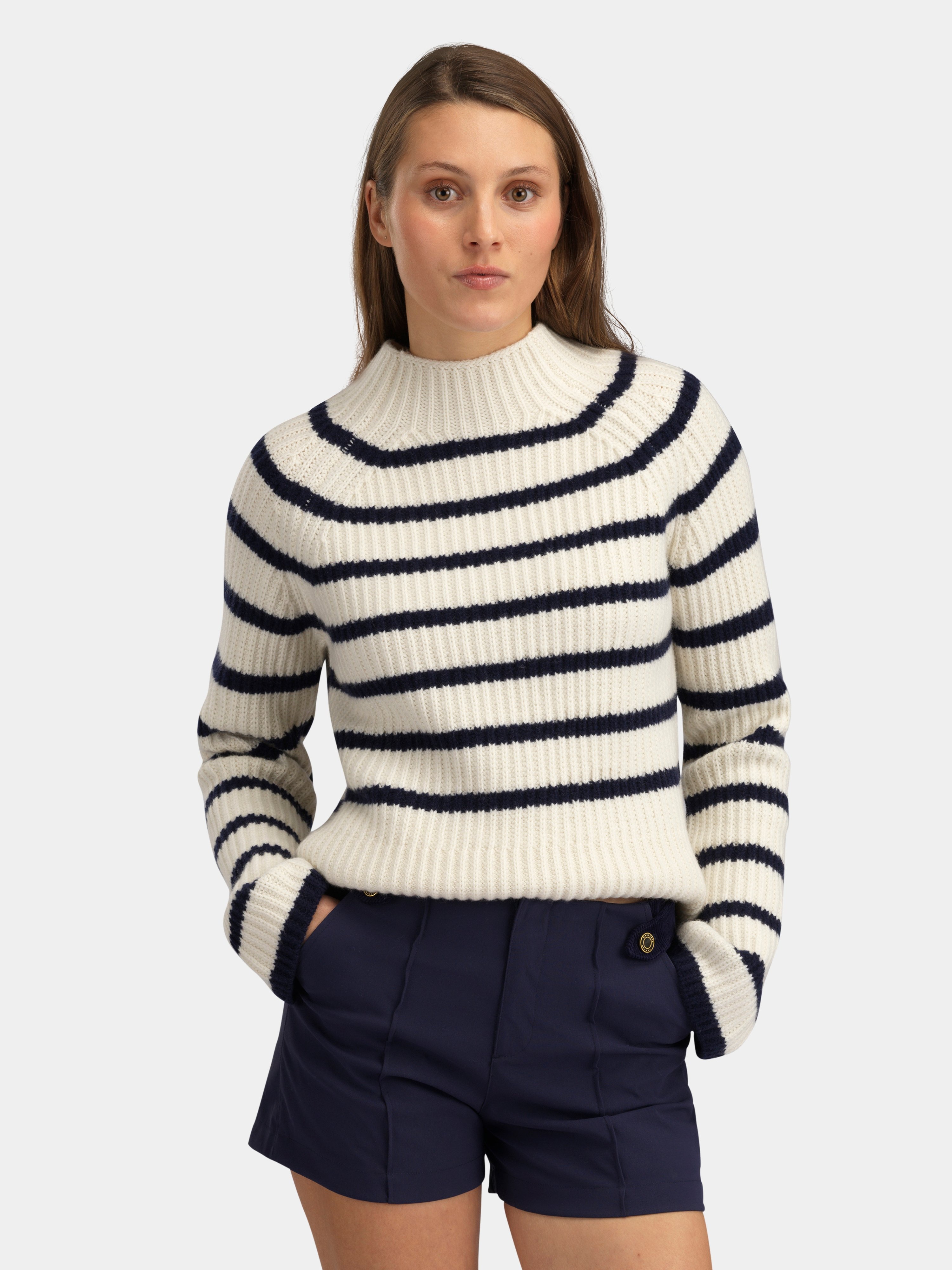 Kråkerøy Strikkegenser  Dark Blue