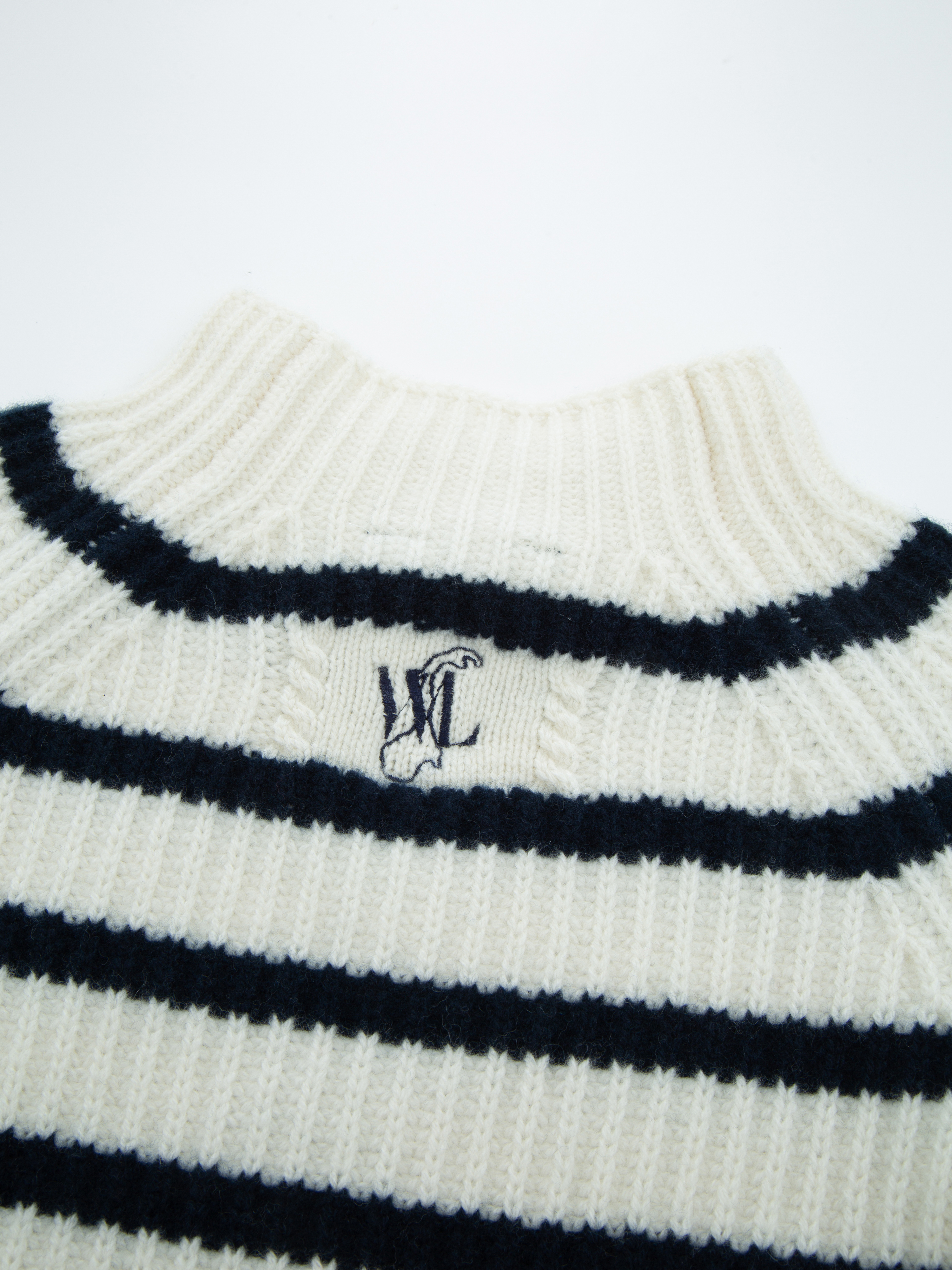 Kråkerøy Strikkegenser  Dark Blue