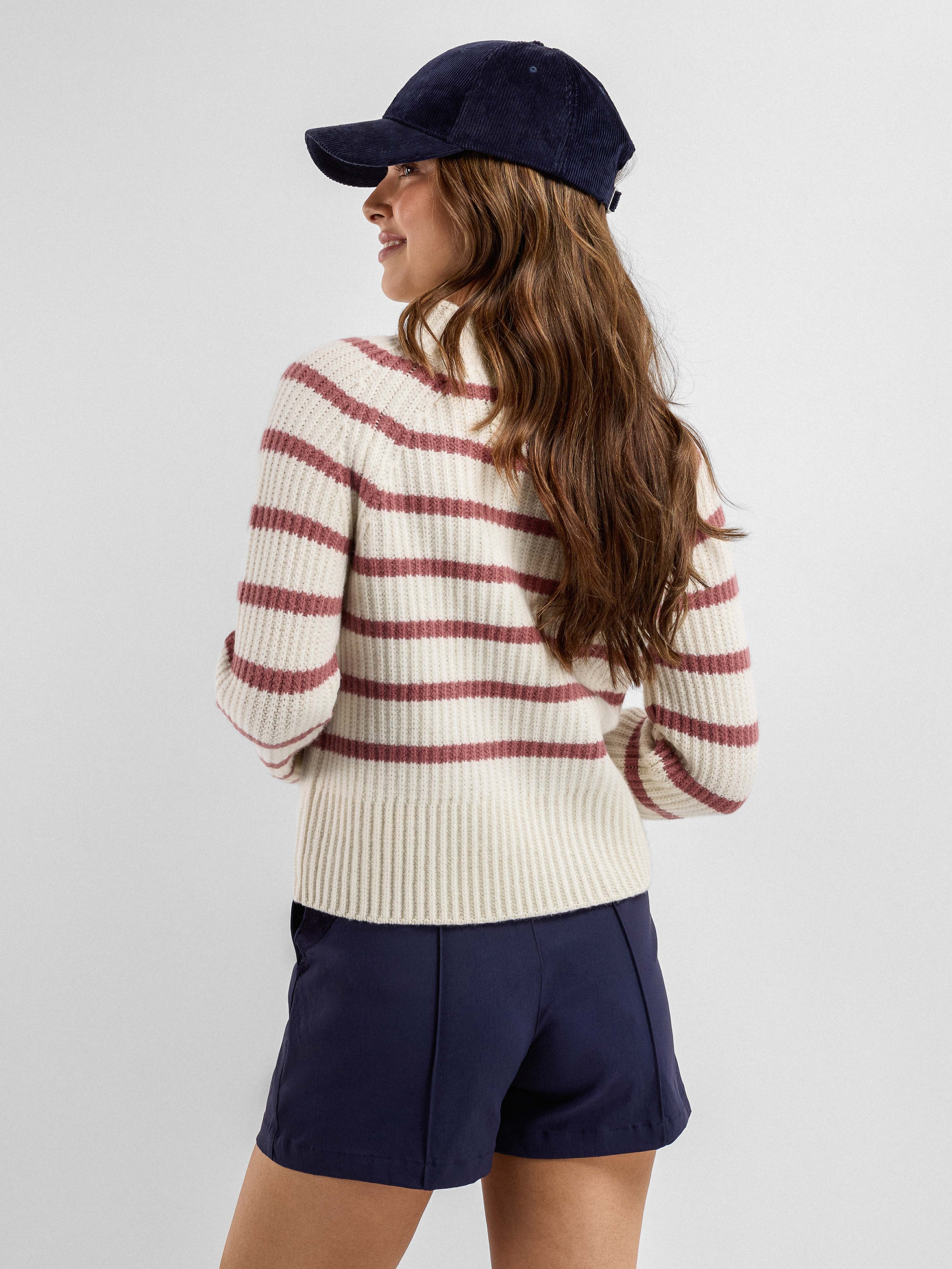 Kråkerøy Strikkegenser  Burned Rose