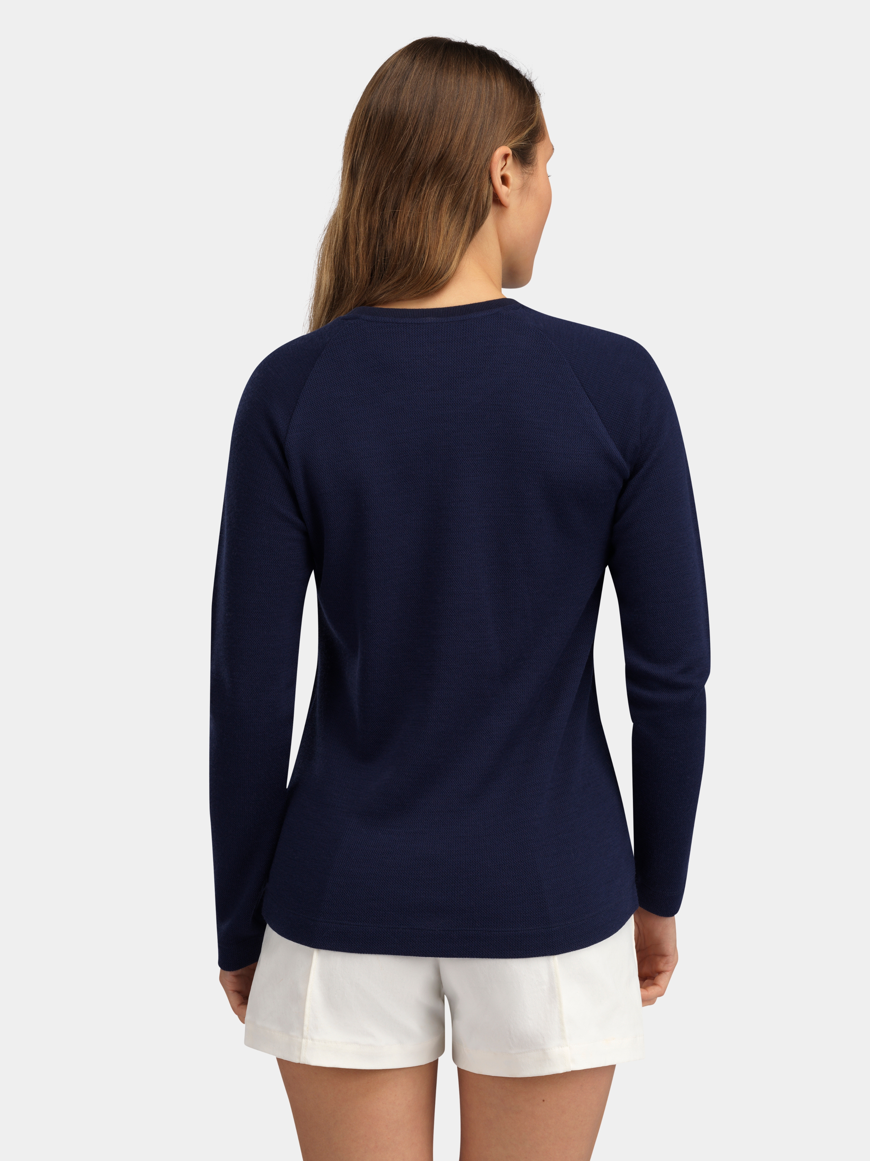 Lågen Merino Ulltrøye Blue Ink