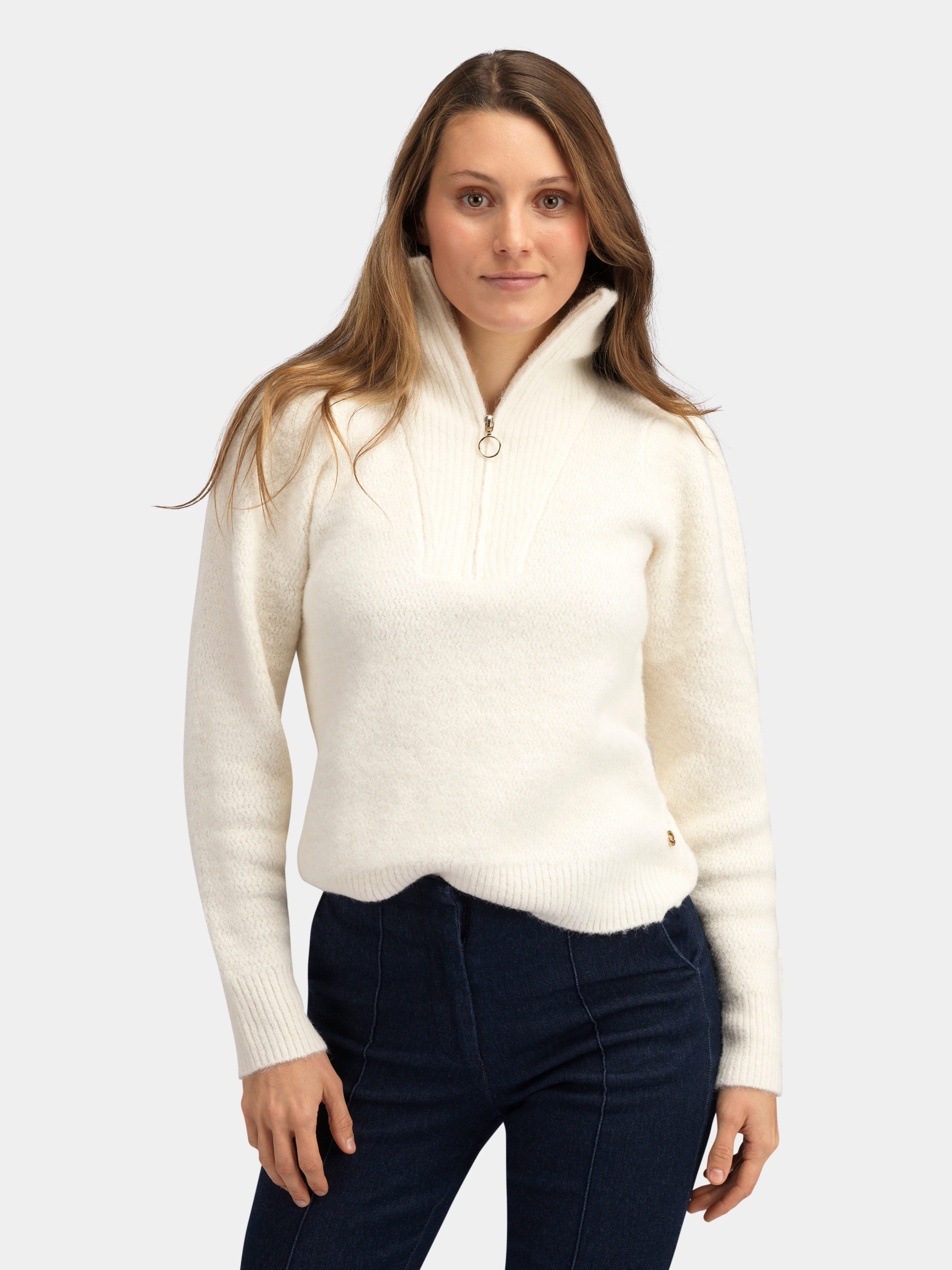 Loen Alpakka Strikkegenser Snow White