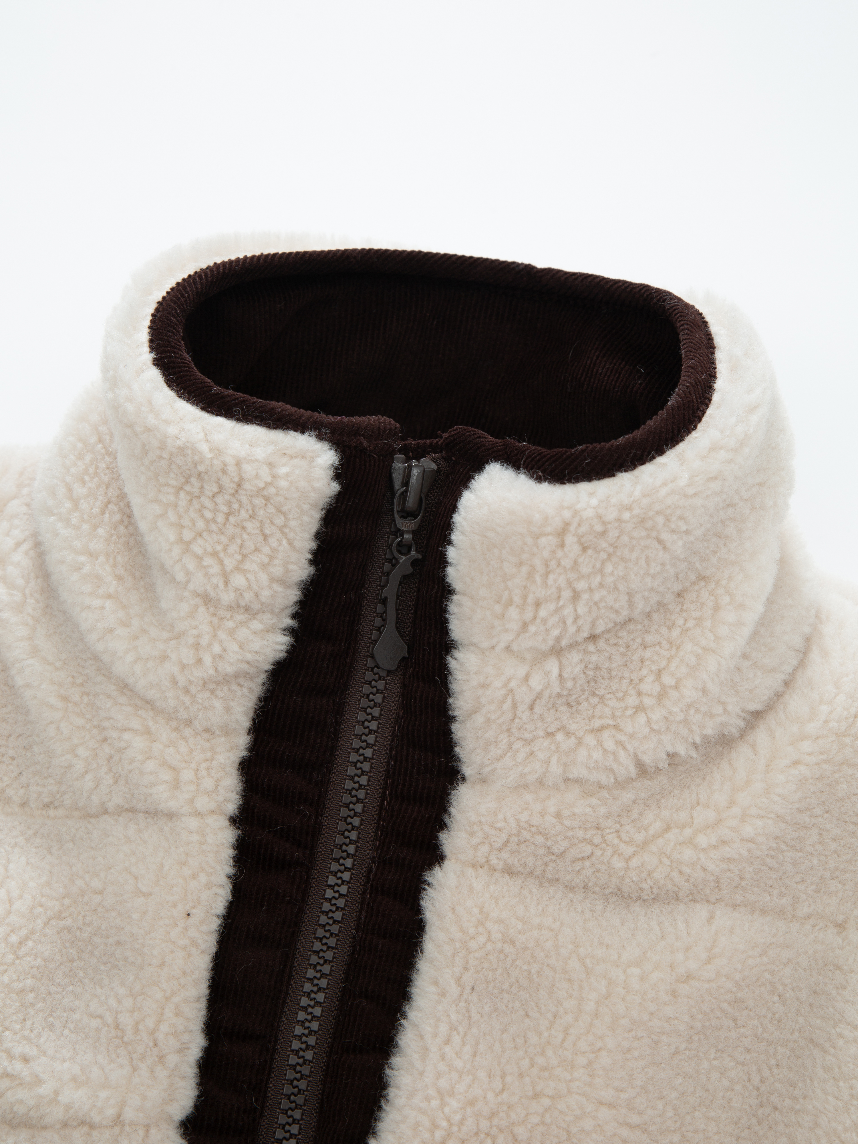 Nusfjord Fleece Vest  Sheep With Brown