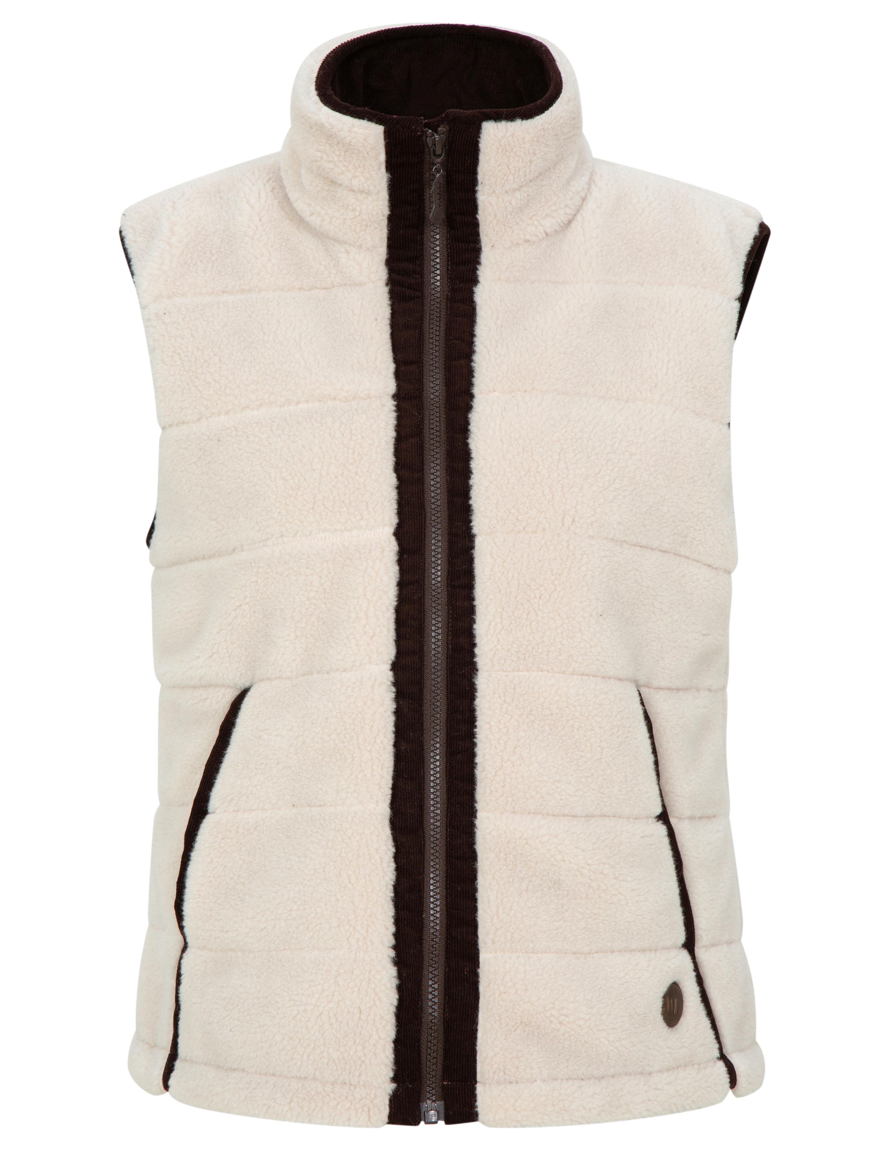 Nusfjord Fleece Vest  Sheep With Brown
