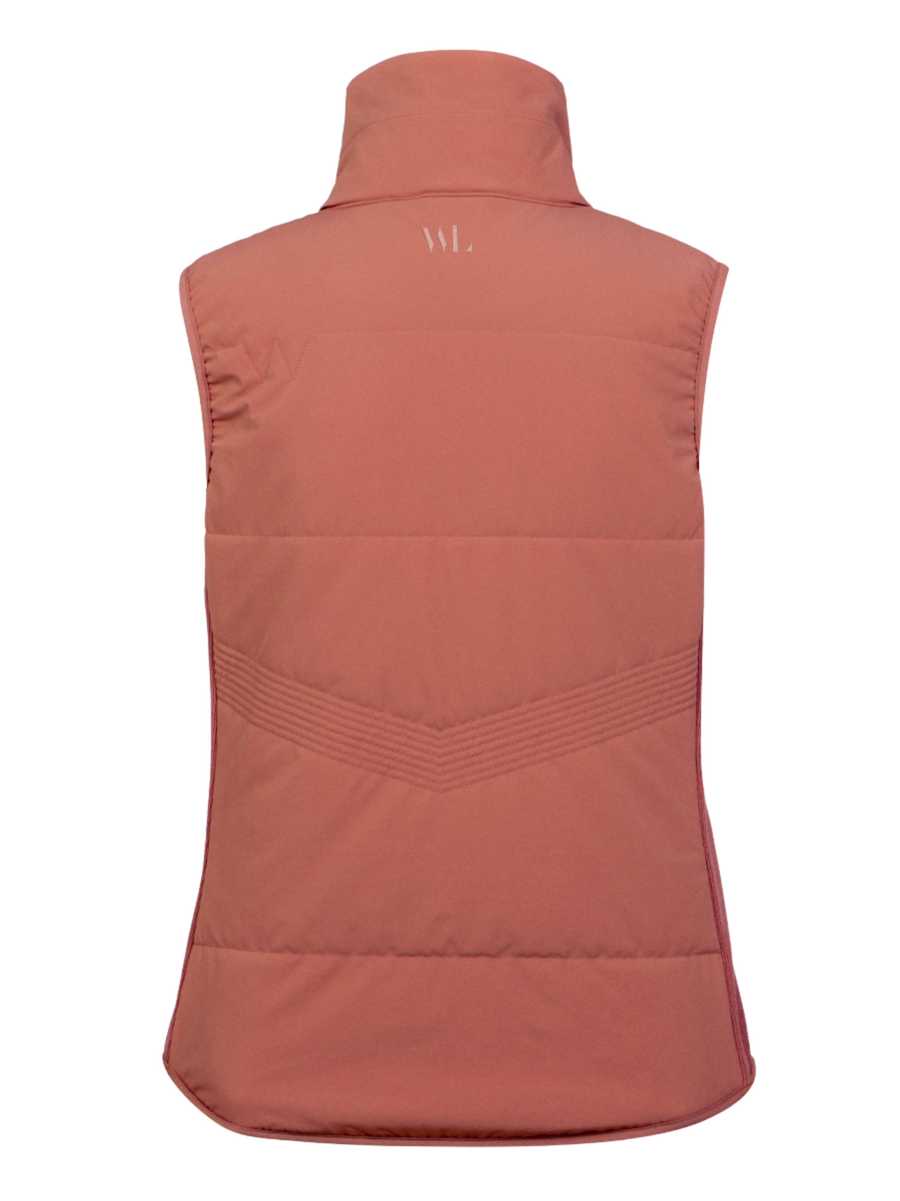 Rena Vest Burned Rose