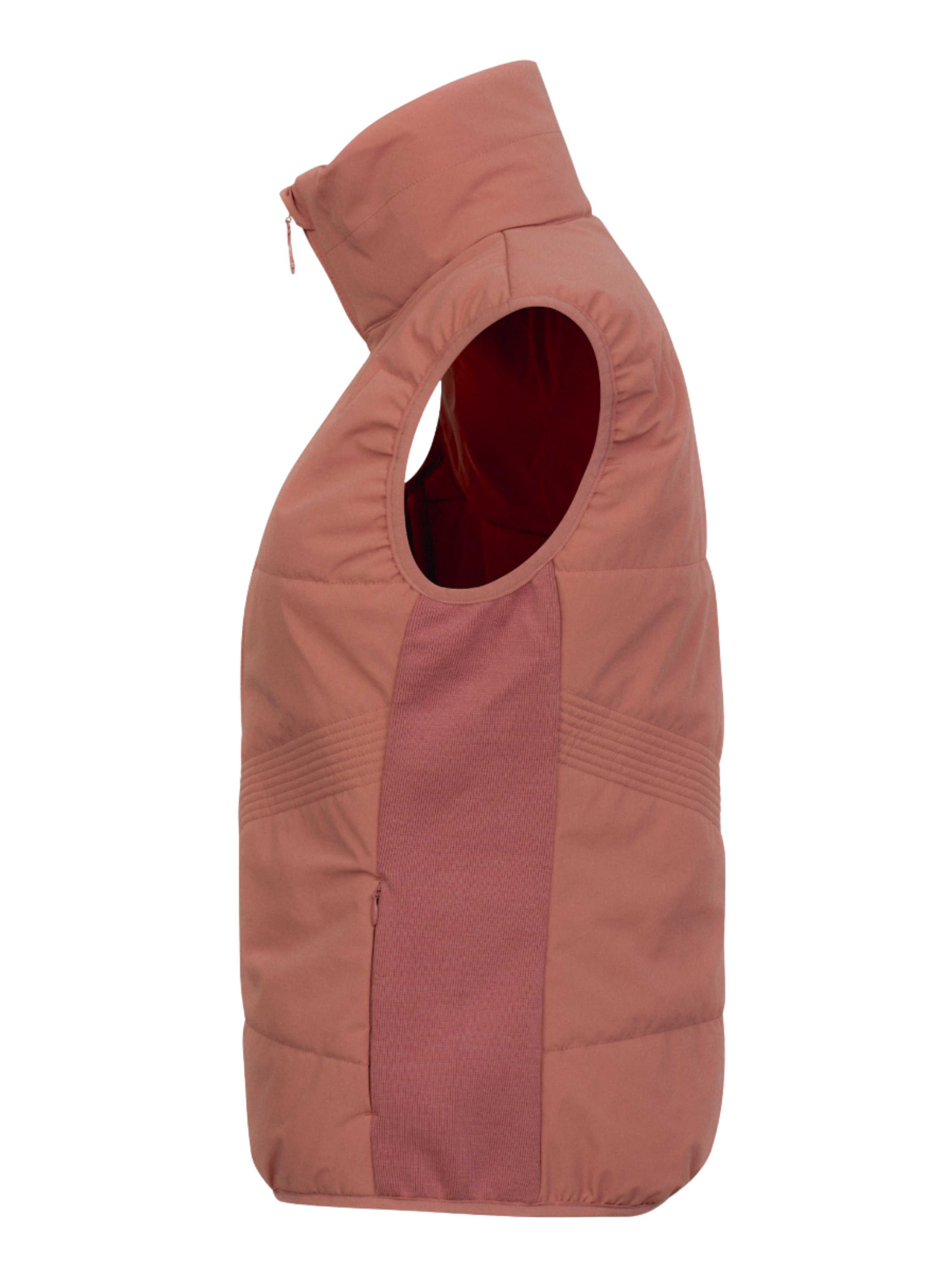 Rena Vest Burned Rose