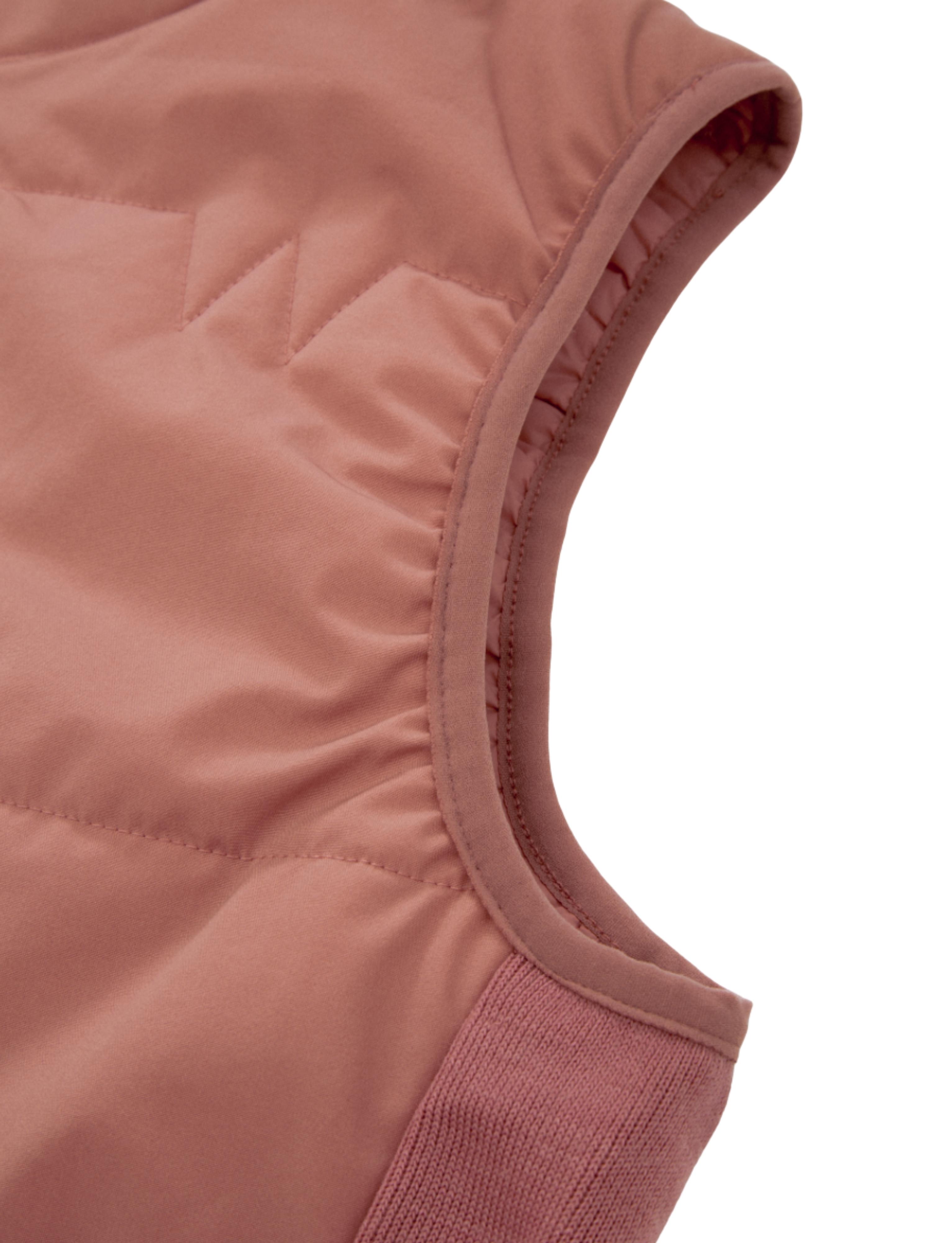 Rena Vest Burned Rose