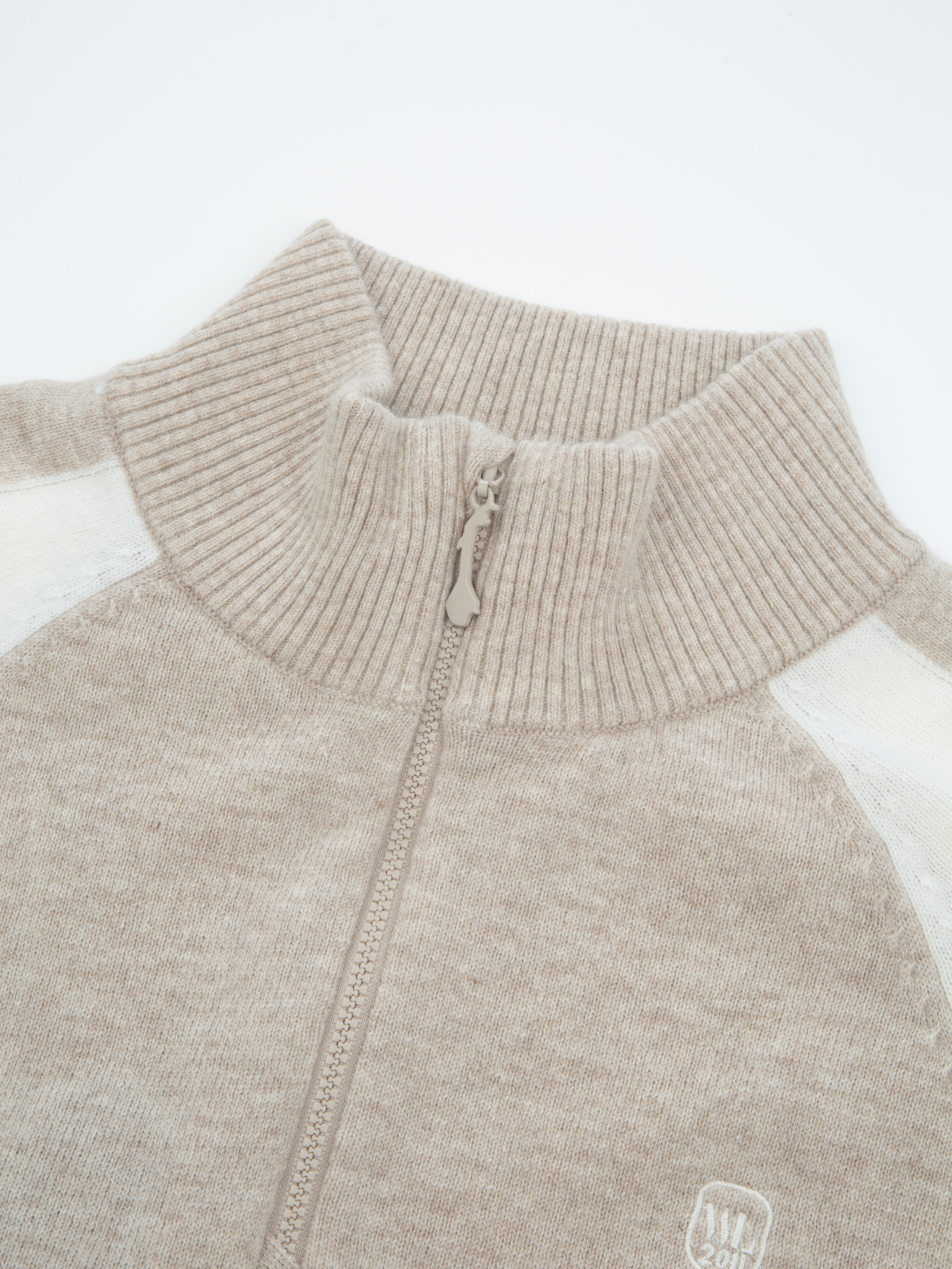 Risdalsfjellet Half-Zip Ullgenser Driftwood