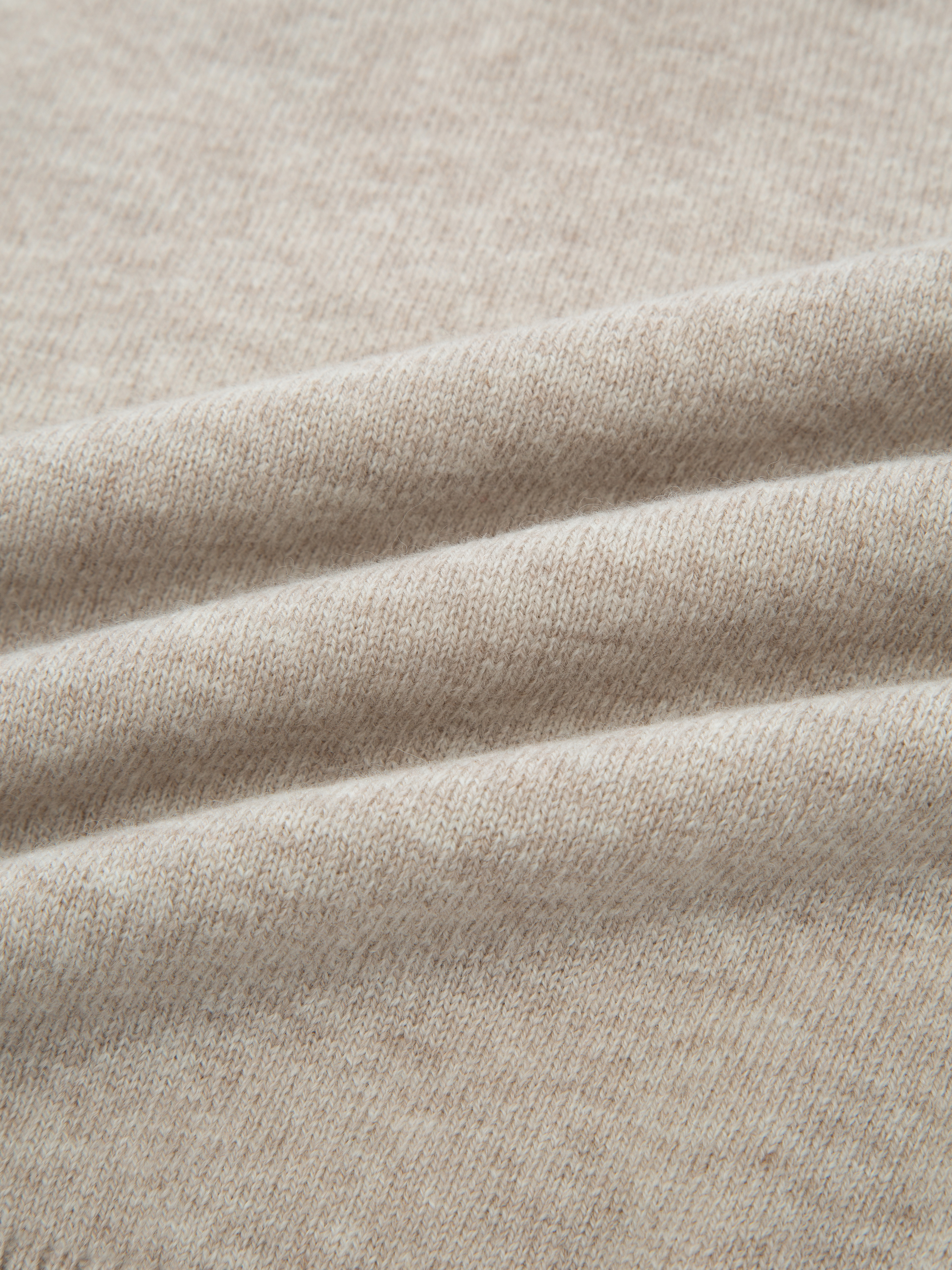 Risdalsfjellet Half-Zip Ullgenser Driftwood