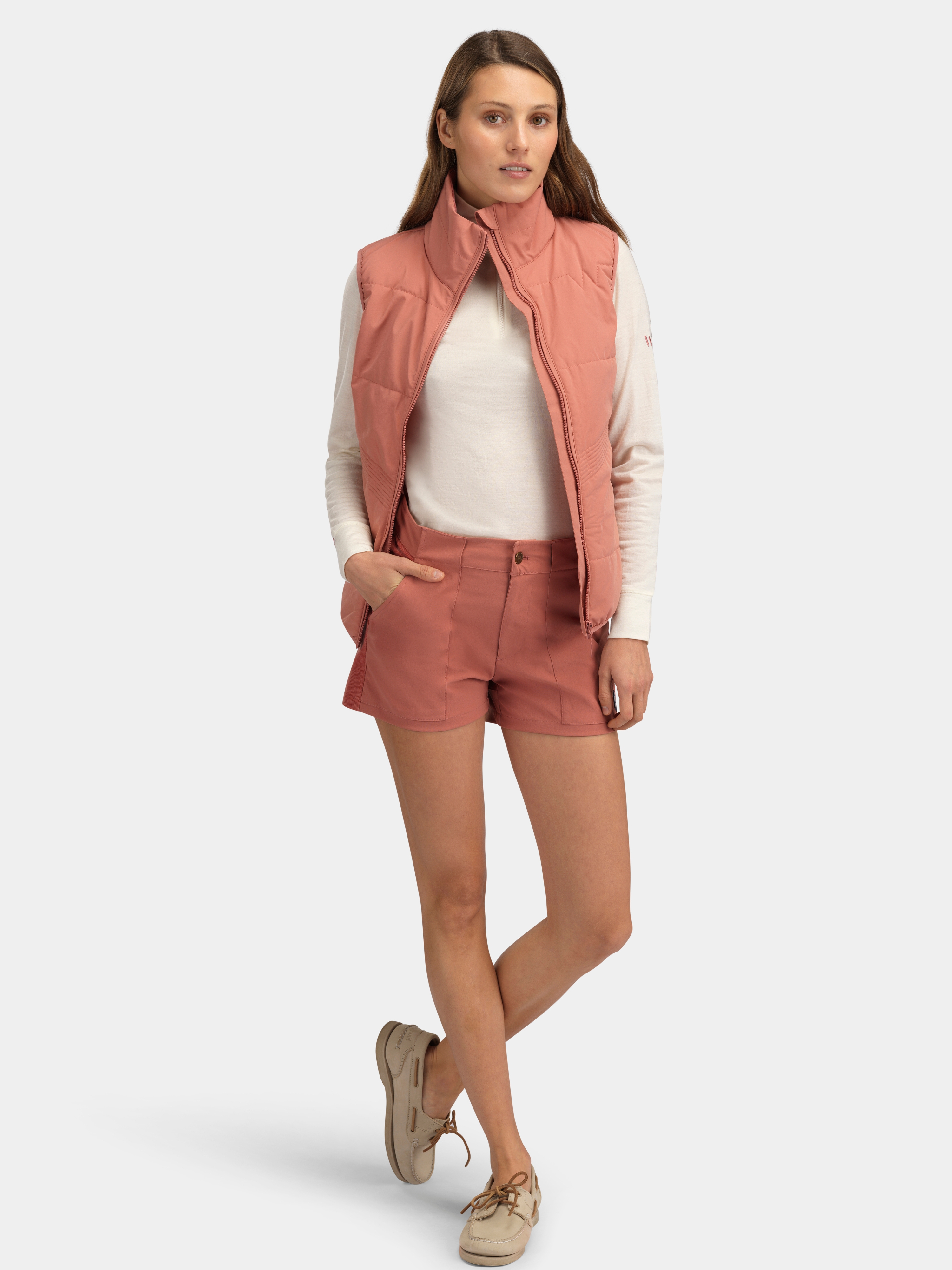 Romsdalseggen Cord Shorts  Burned Rose