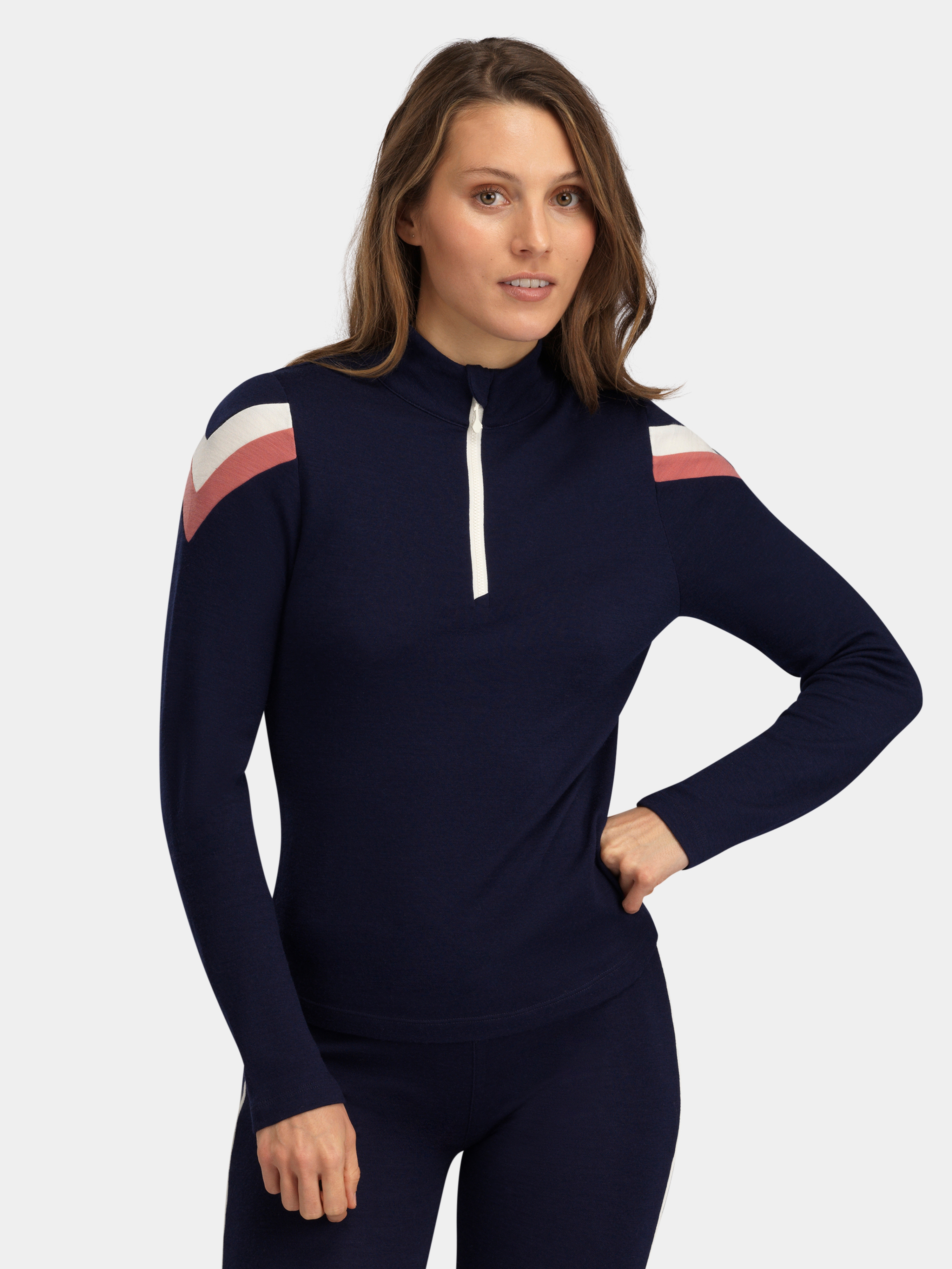 Ryten Half-Zip Ulltrøye Blue Ink