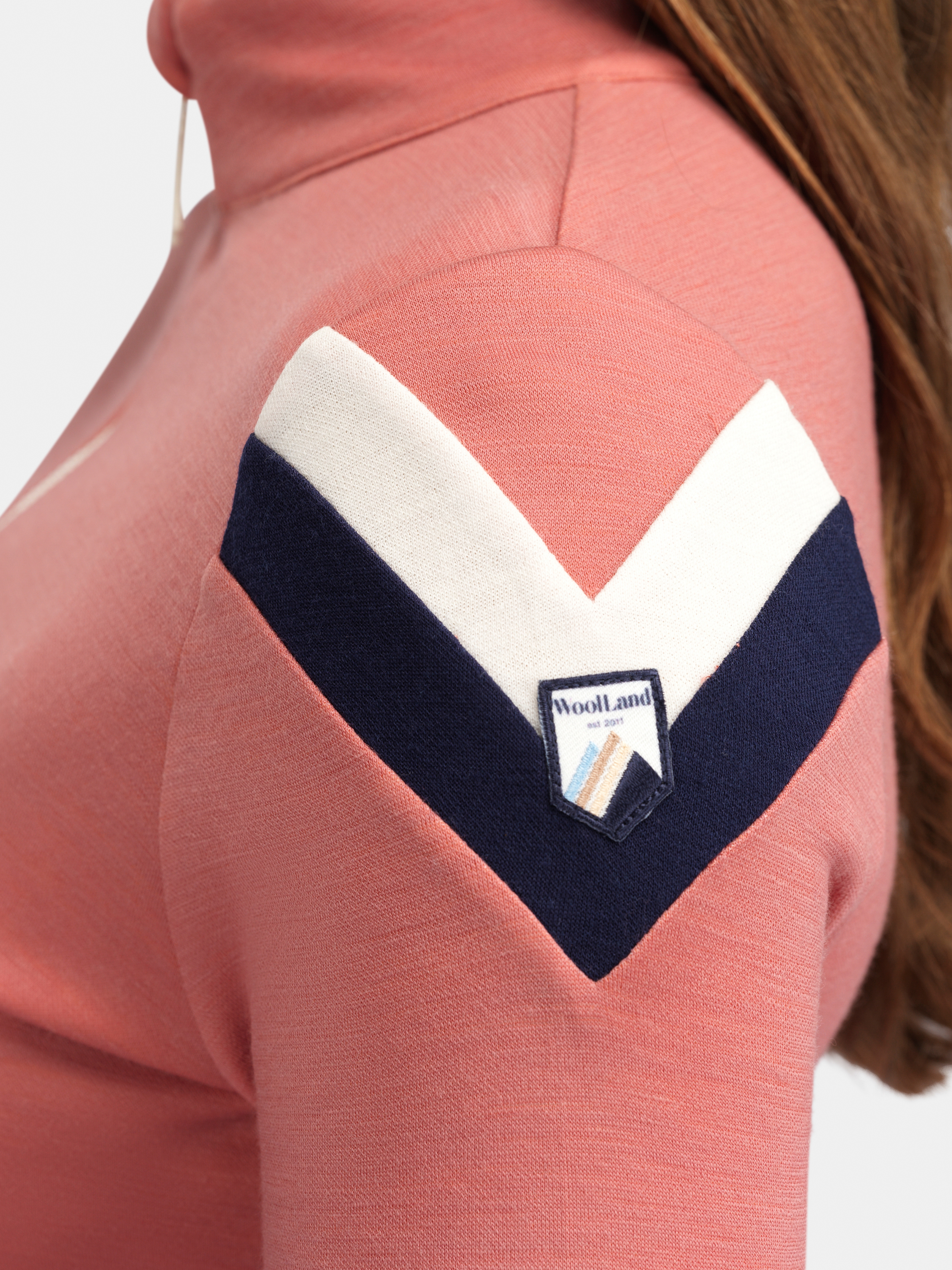 Ryten Half-Zip Ulltrøye Burned Rose