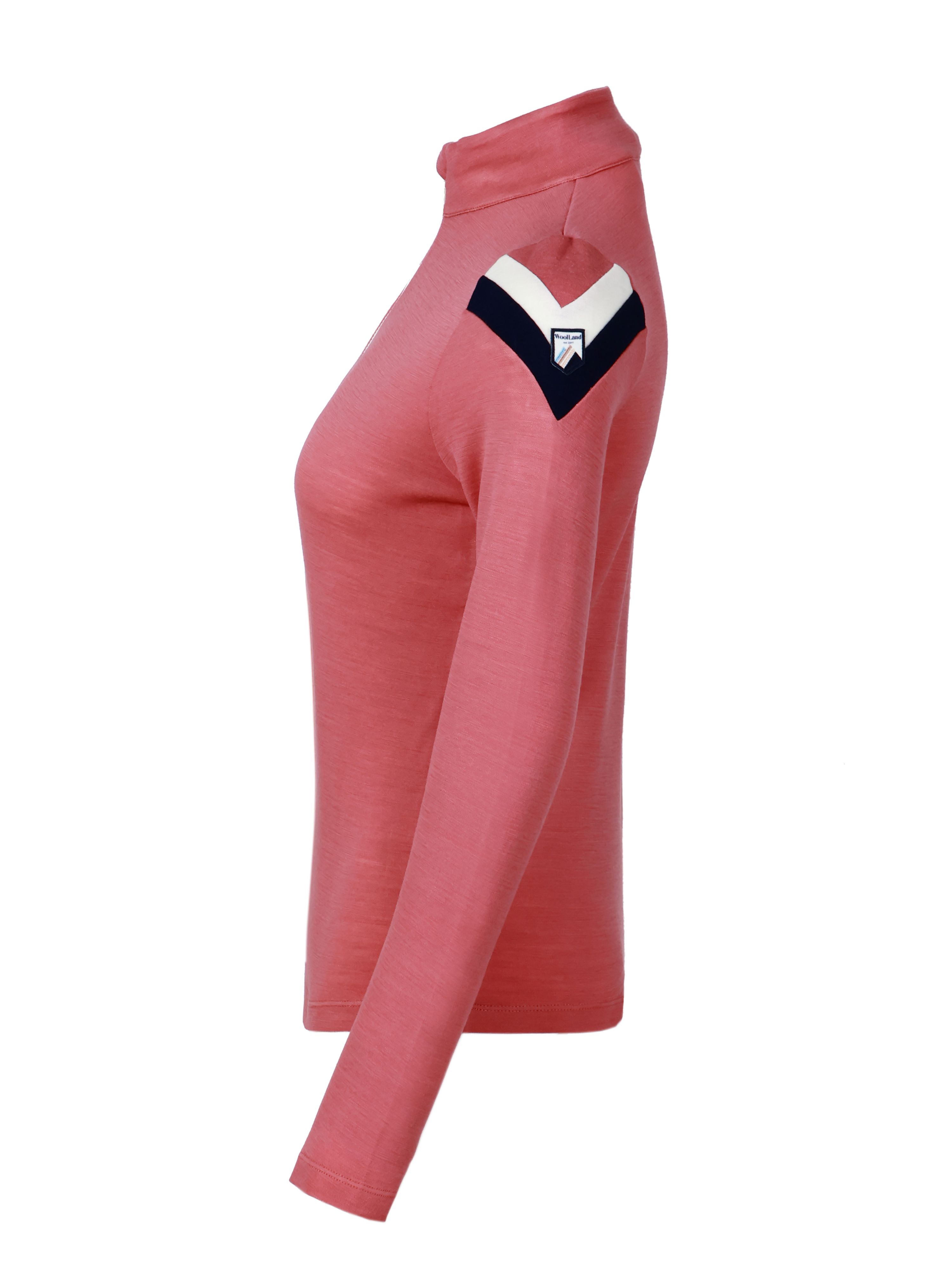 Ryten Half-Zip Ulltrøye Burned Rose