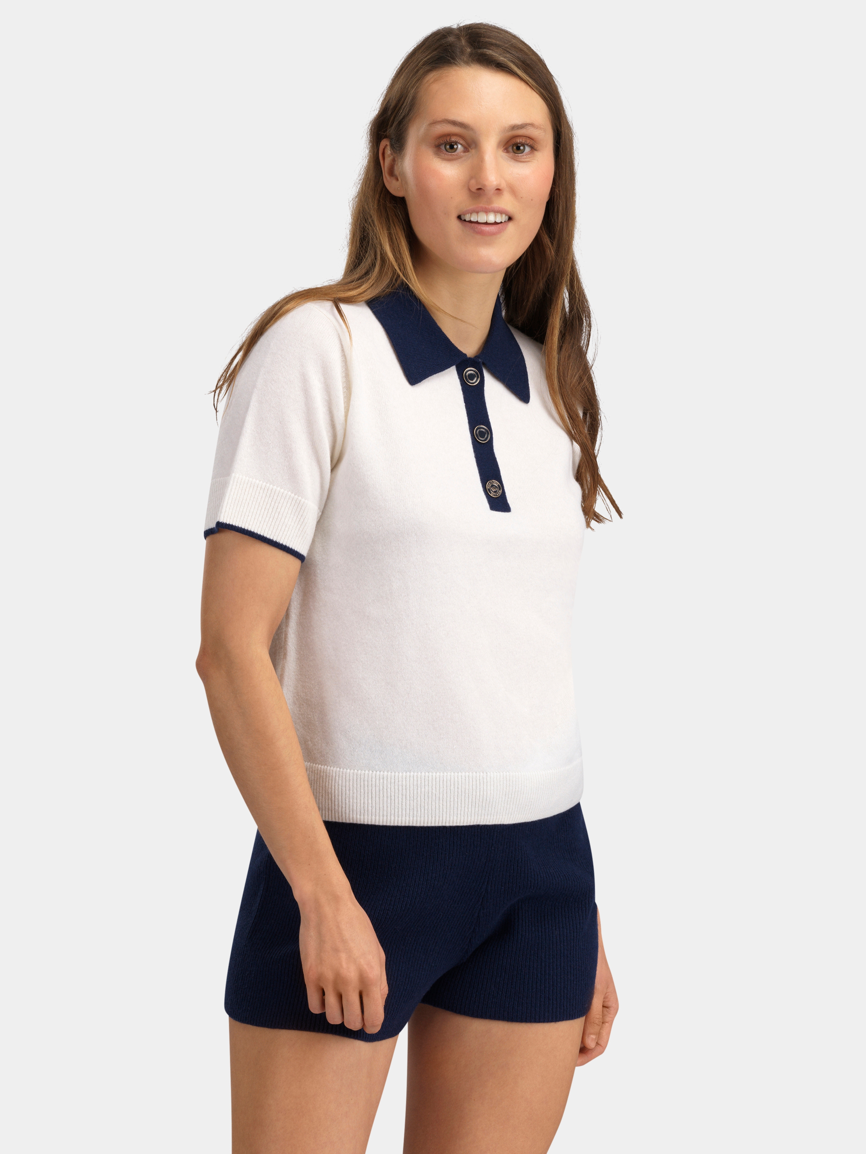 Skudeneshavn Ull T-skjorte  Blue Ink