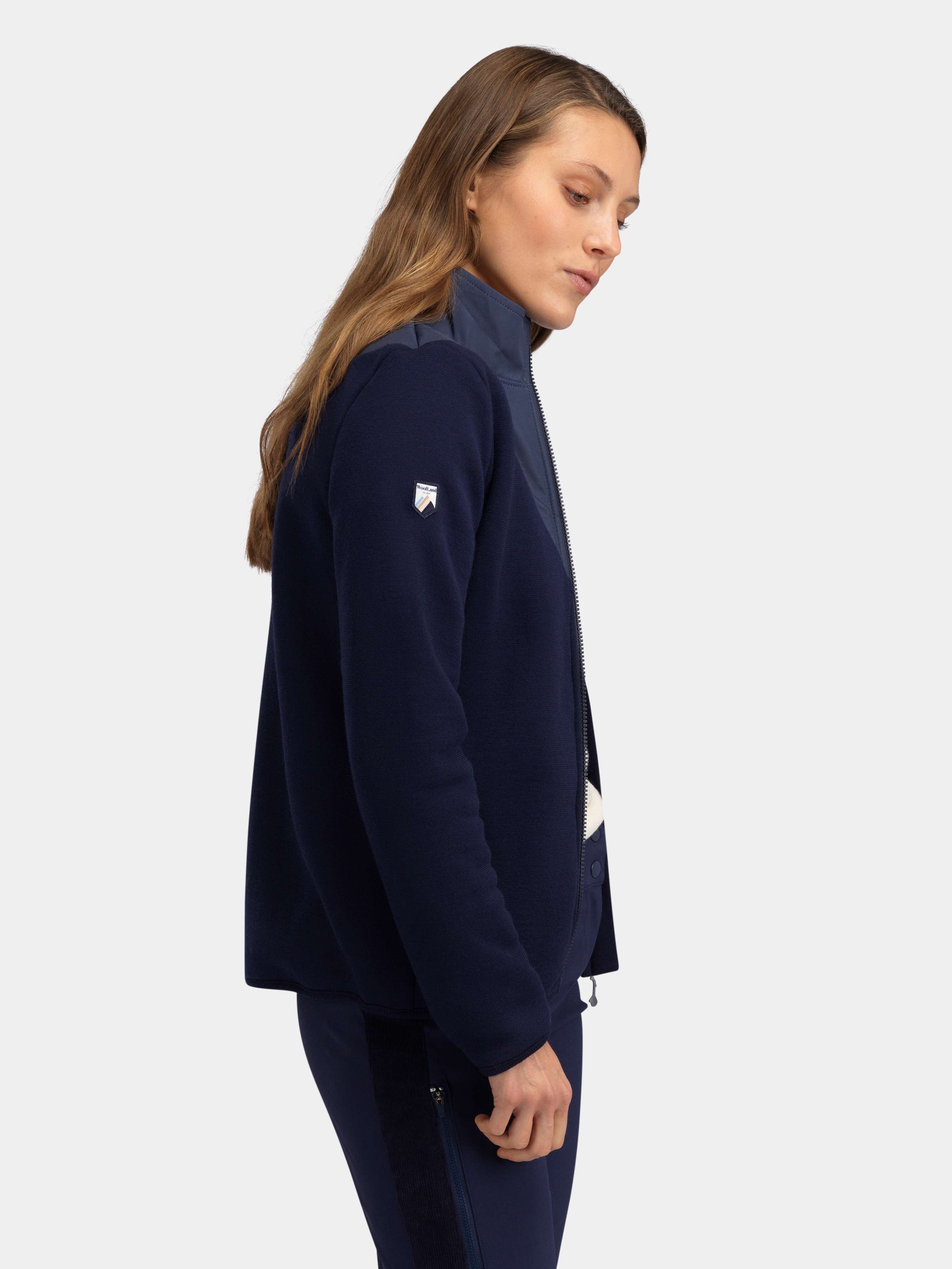 Sogndal Ull-fleece Jakke Blue Ink