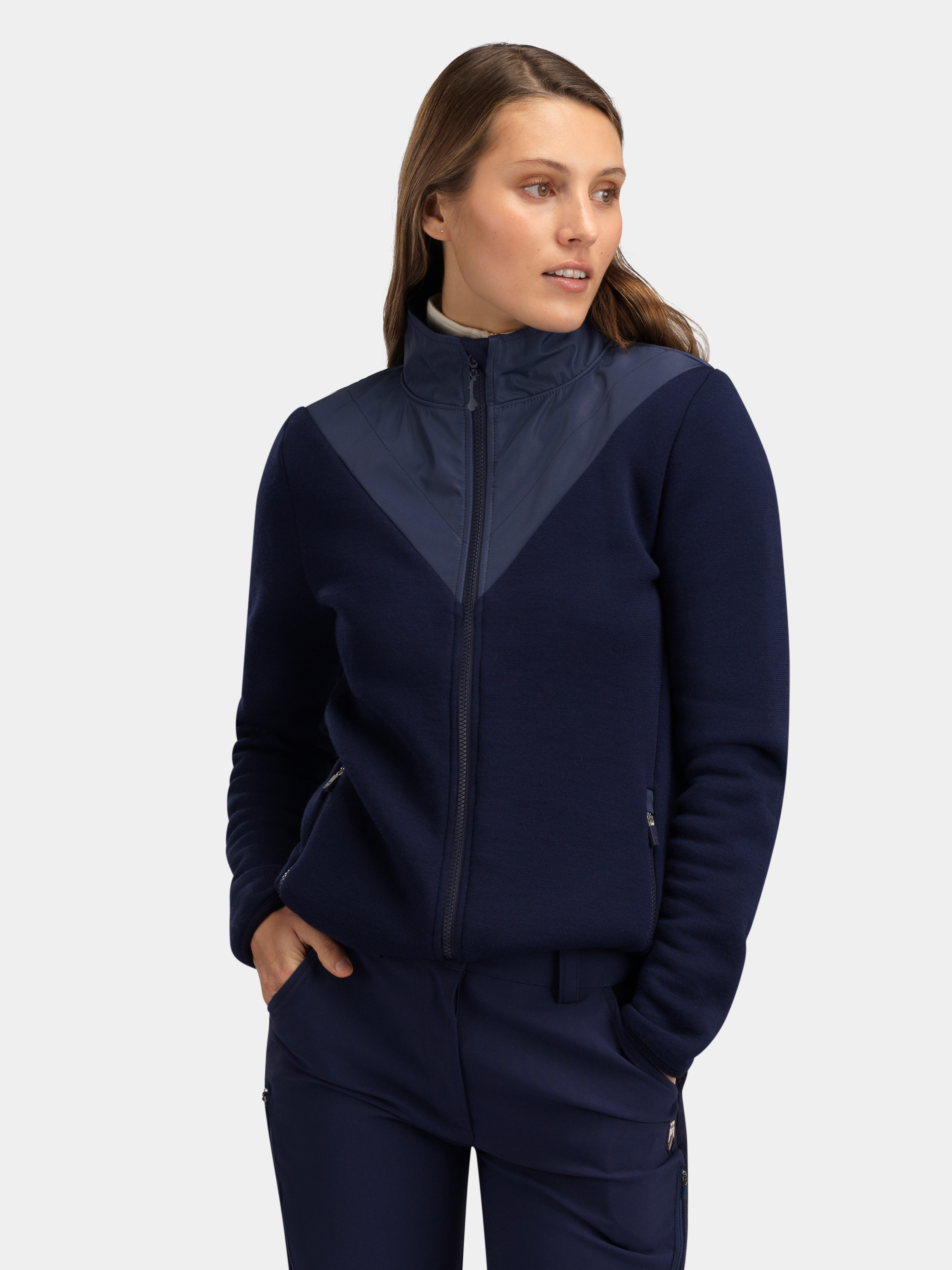 Sogndal Ull-fleece Jakke Blue Ink