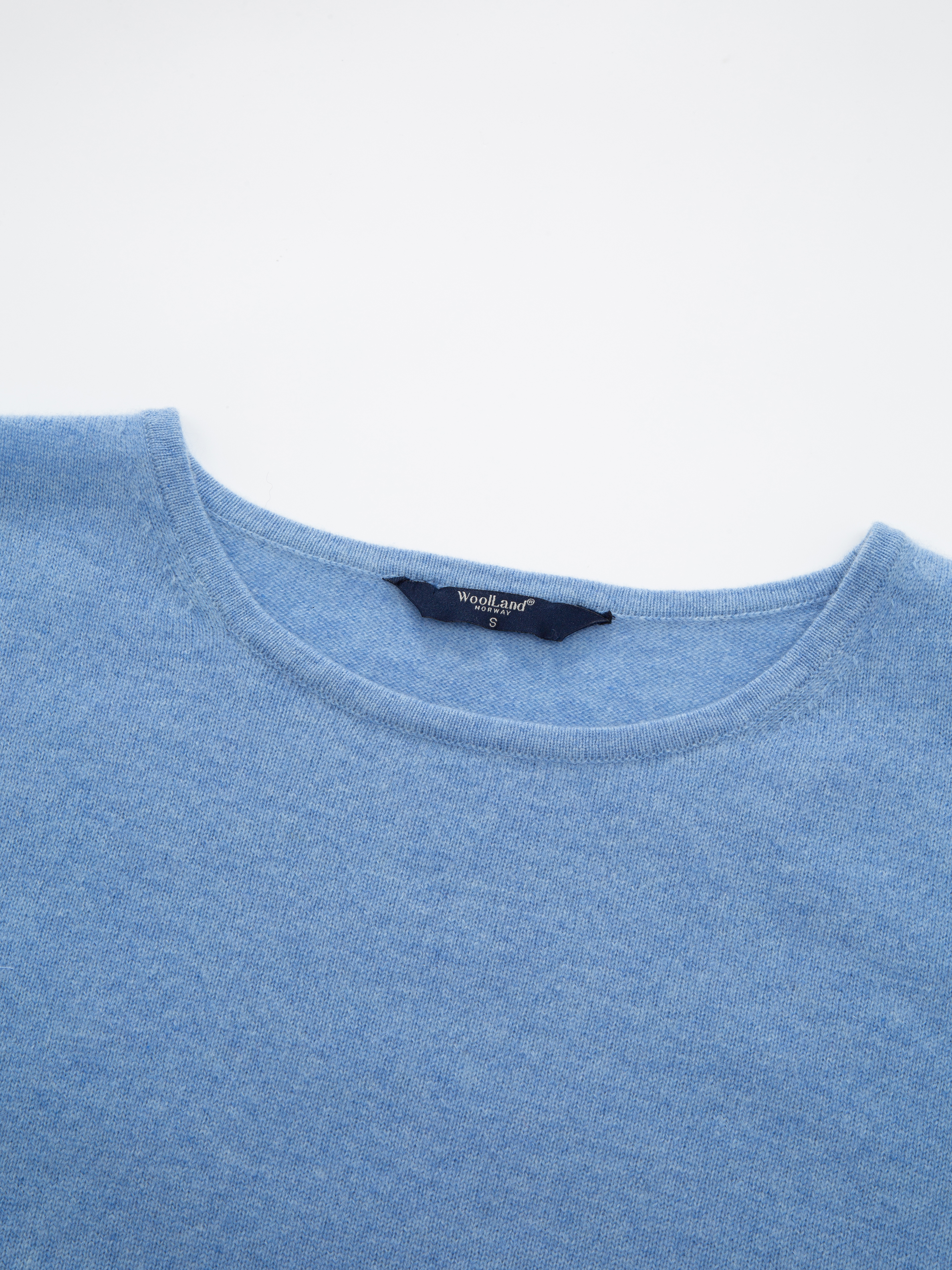 Tonekollen Kashmir T-skjorte Light Blue Melange