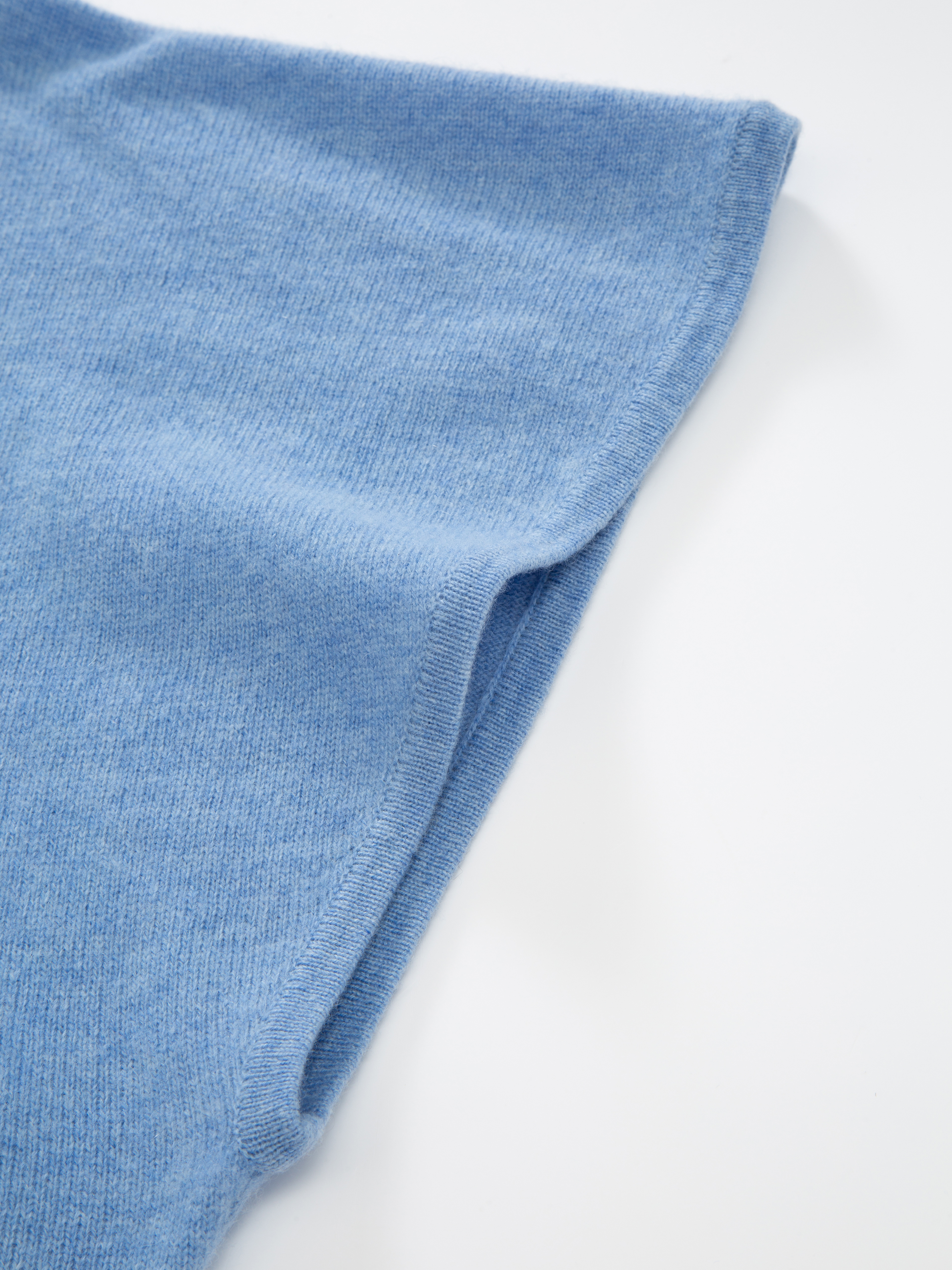 Tonekollen Kashmir T-skjorte Light Blue Melange