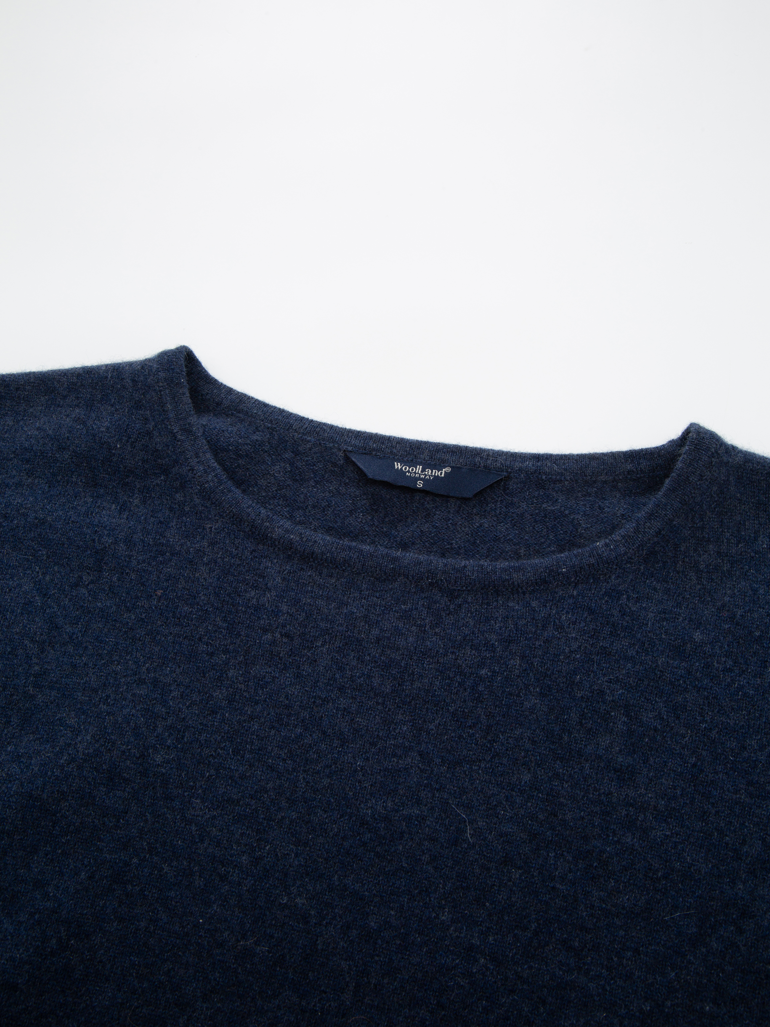 Tonekollen Kashmir T-skjorte Dark Blue Melange