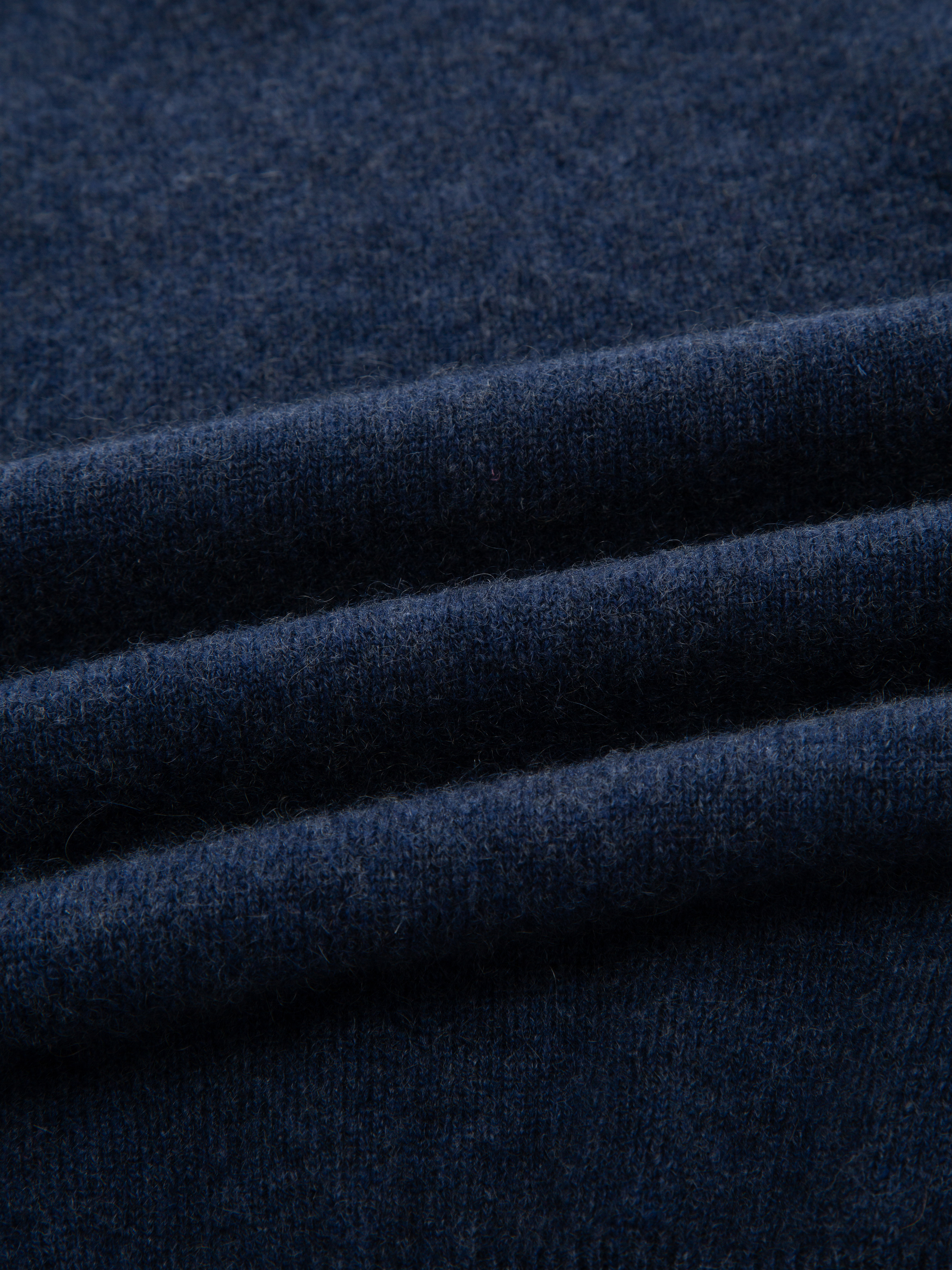 Tonekollen Kashmir T-skjorte Dark Blue Melange