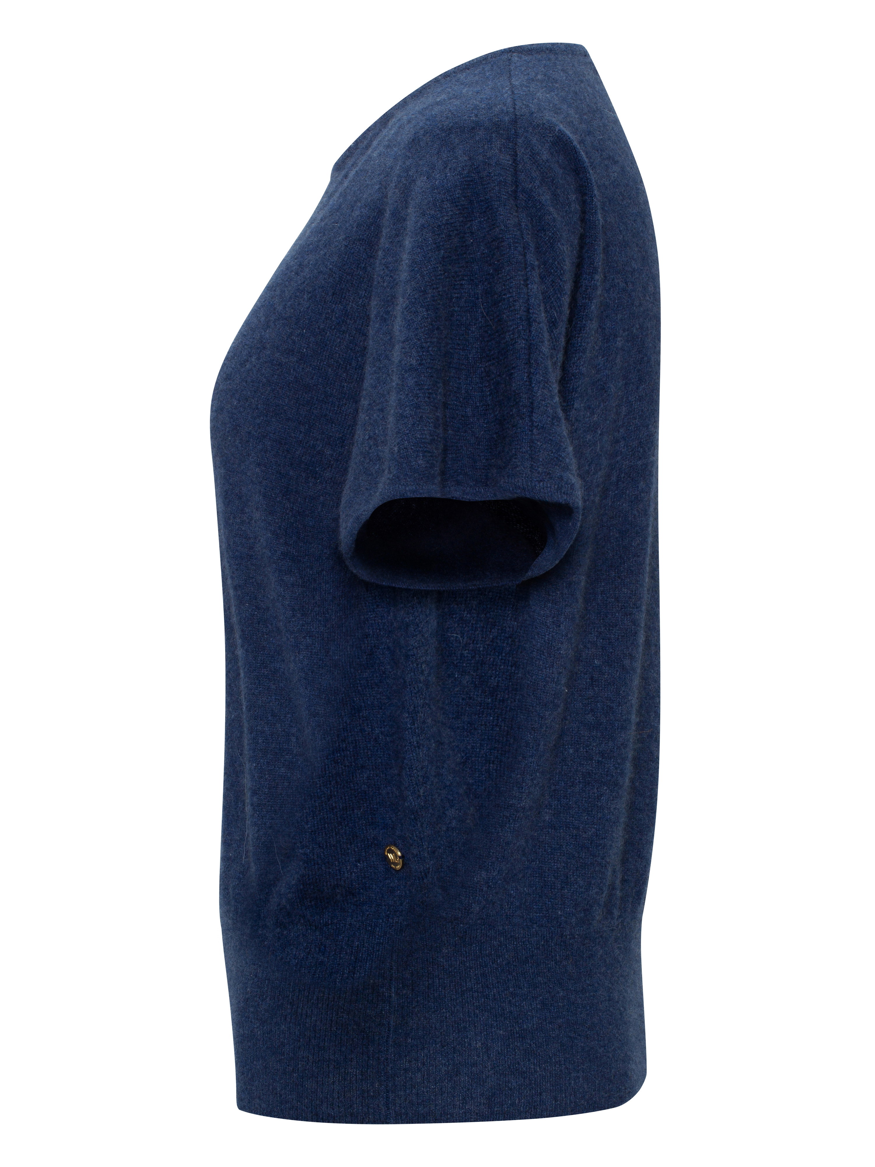 Tonekollen Kashmir T-skjorte Dark Blue Melange