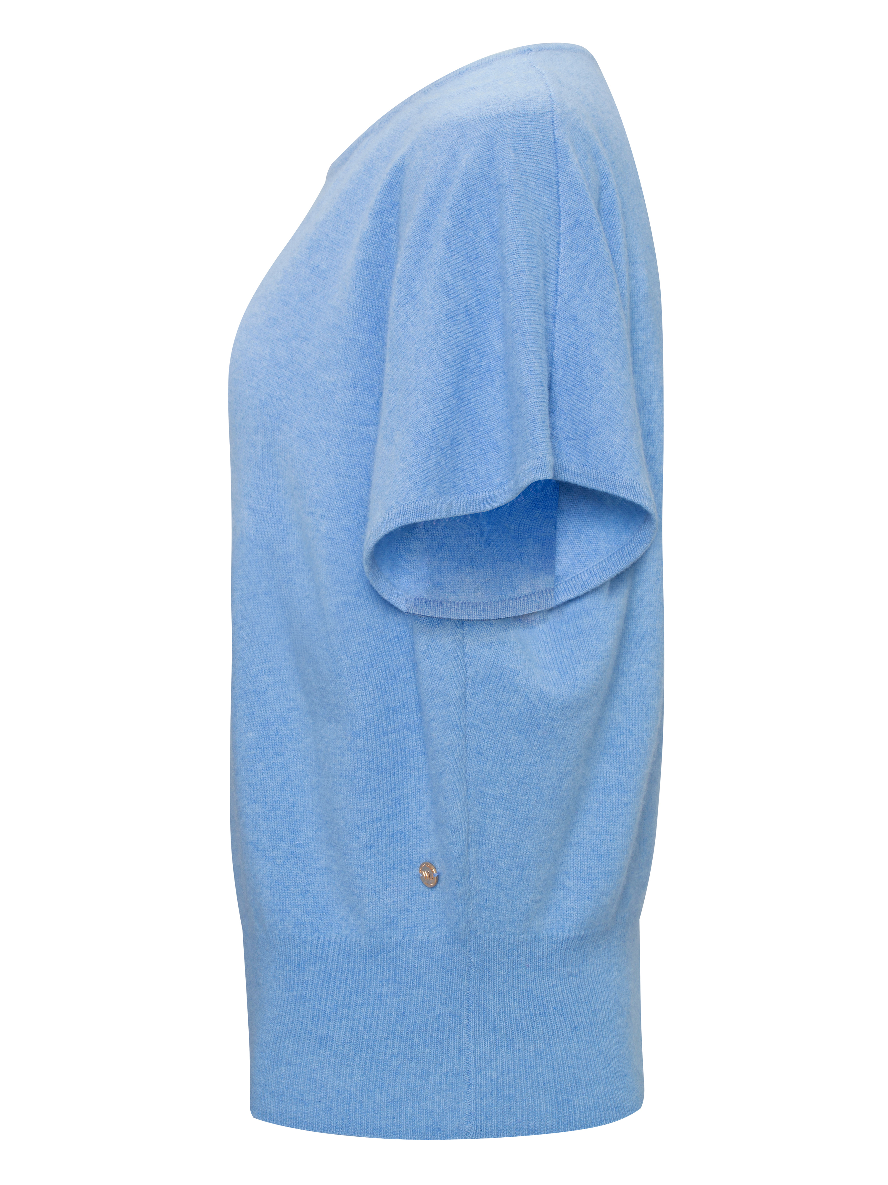 Tonekollen Kashmir T-skjorte Light Blue Melange